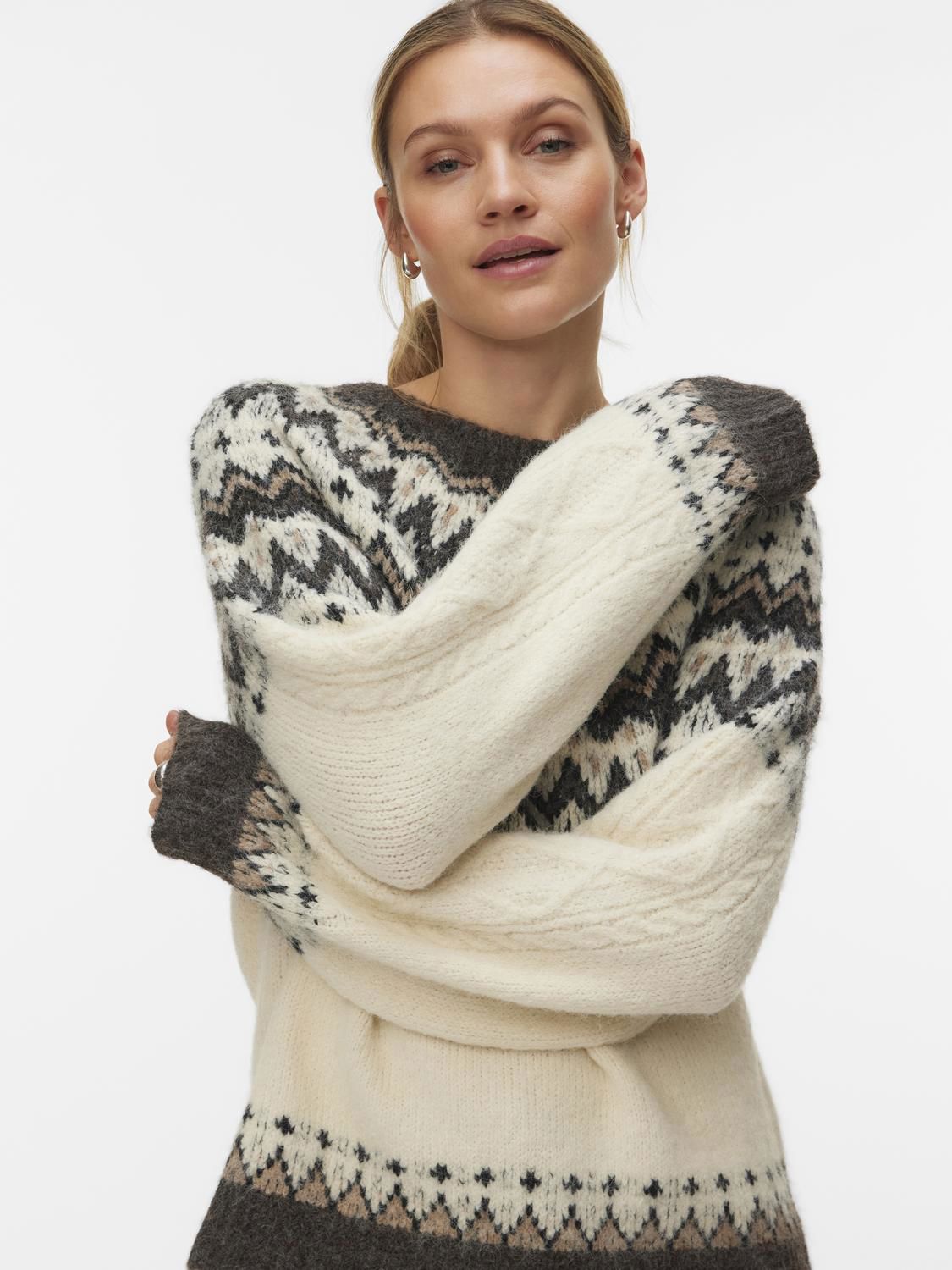 Vmjuliana Ls O-Neck Pullover Boo