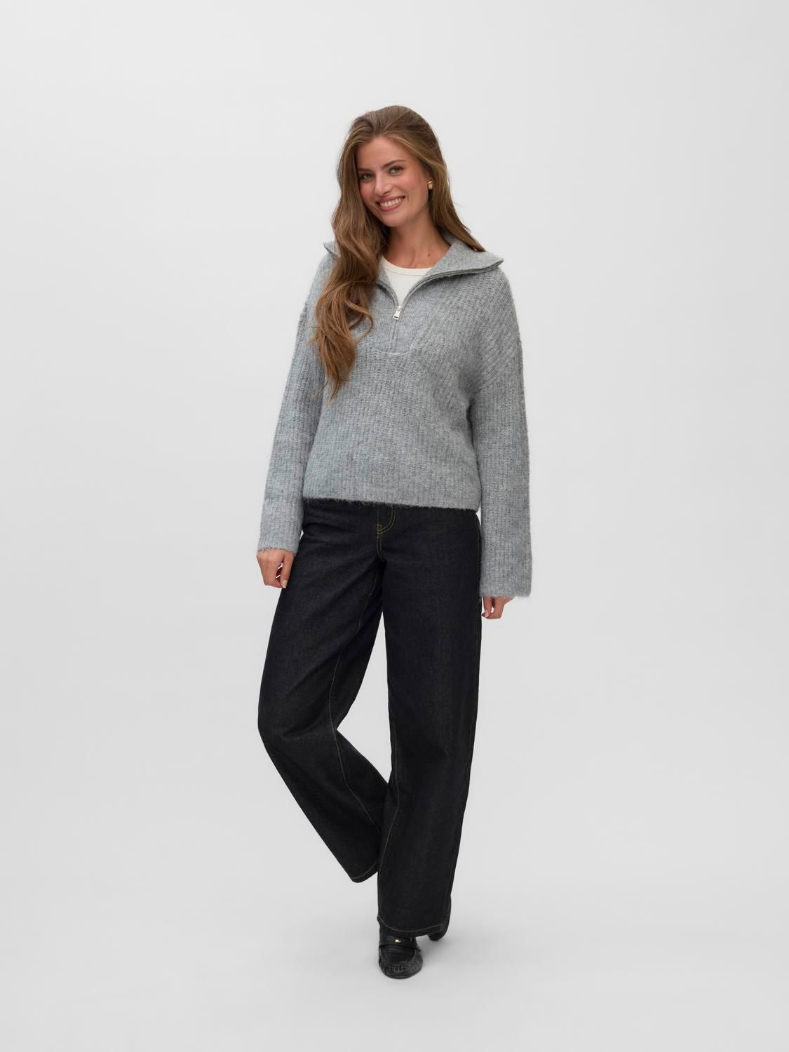 Vmnolan Ls Zipper Pullover