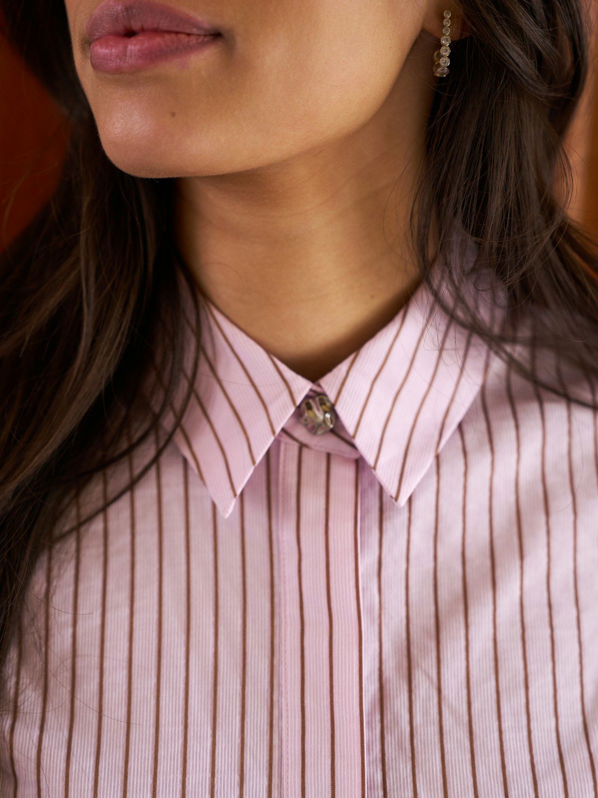 Frannie Structure Stripe Shirt