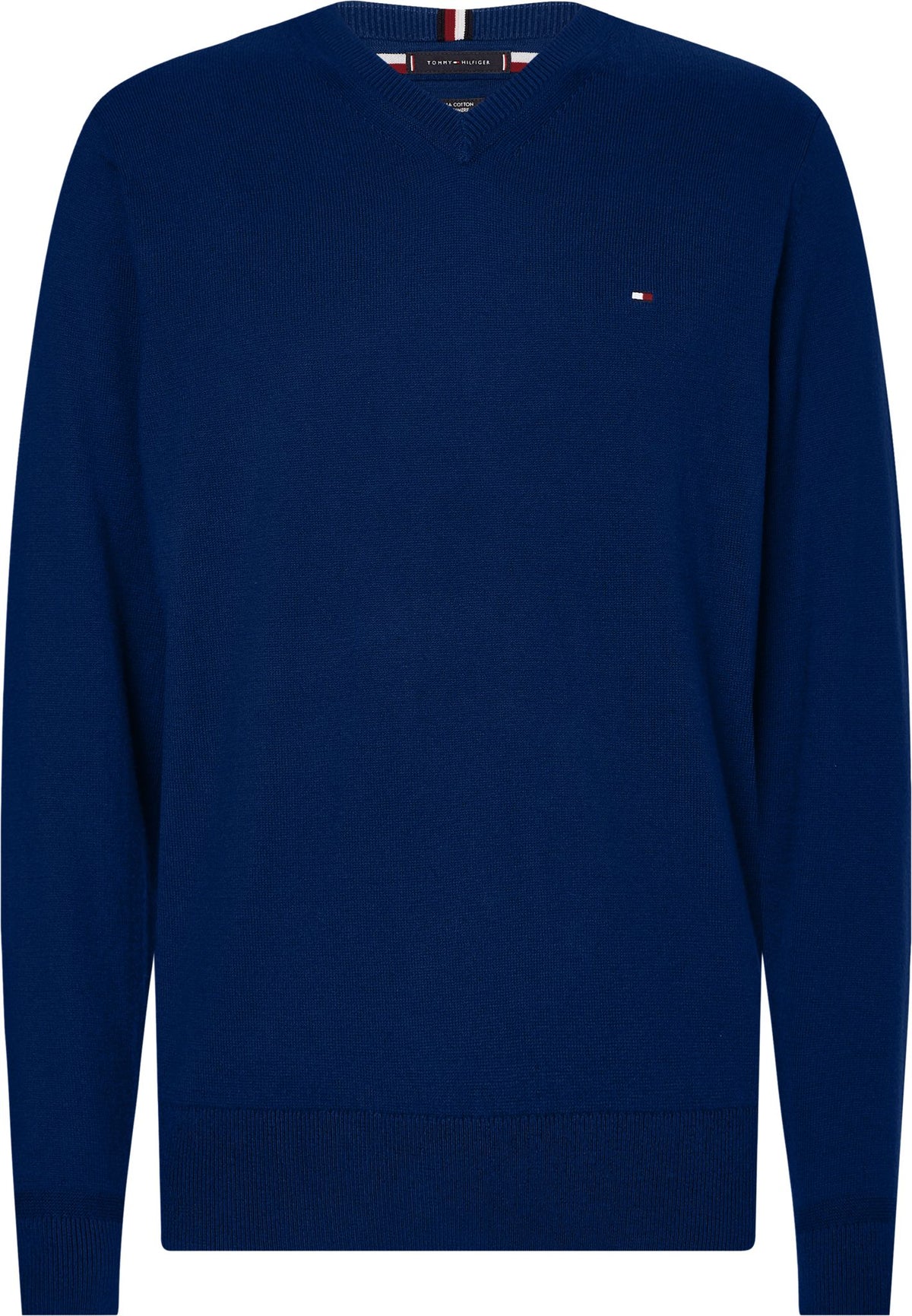 Pima Org Ctn Cashmere V Neck