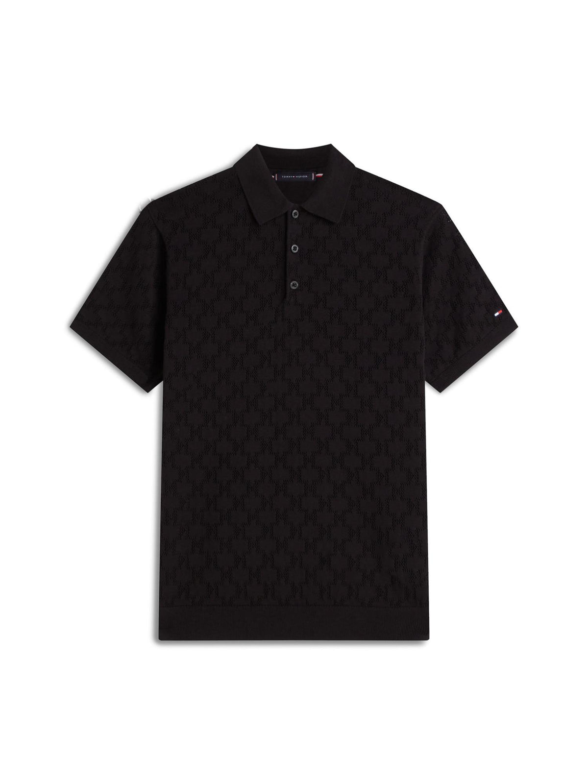 Pointelle Pattern Polo