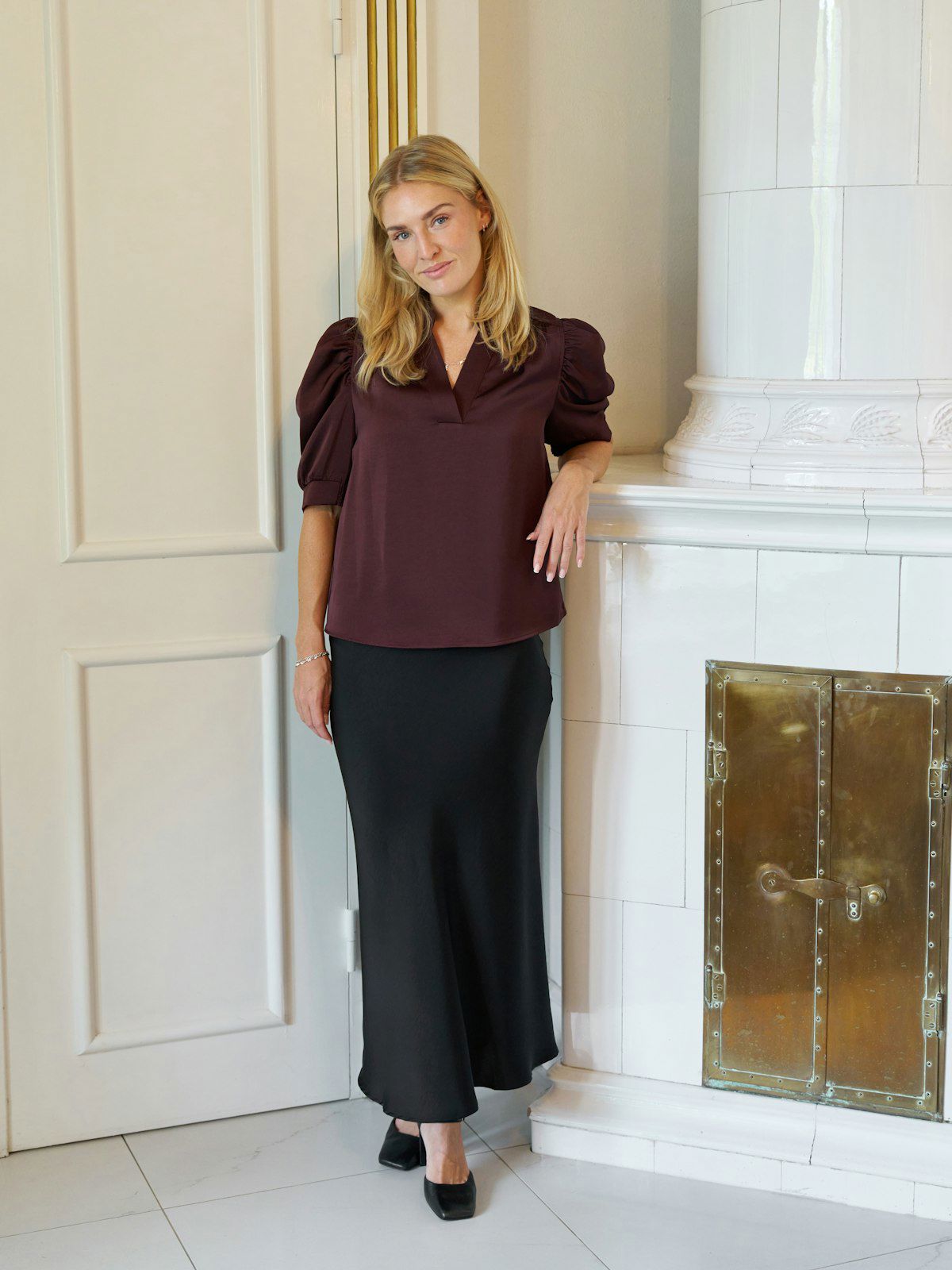 Roella Heavy Sateen Blouse
