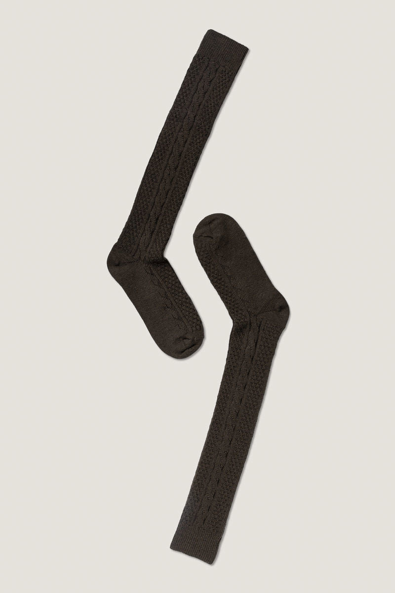 Wool Cable W Knee High