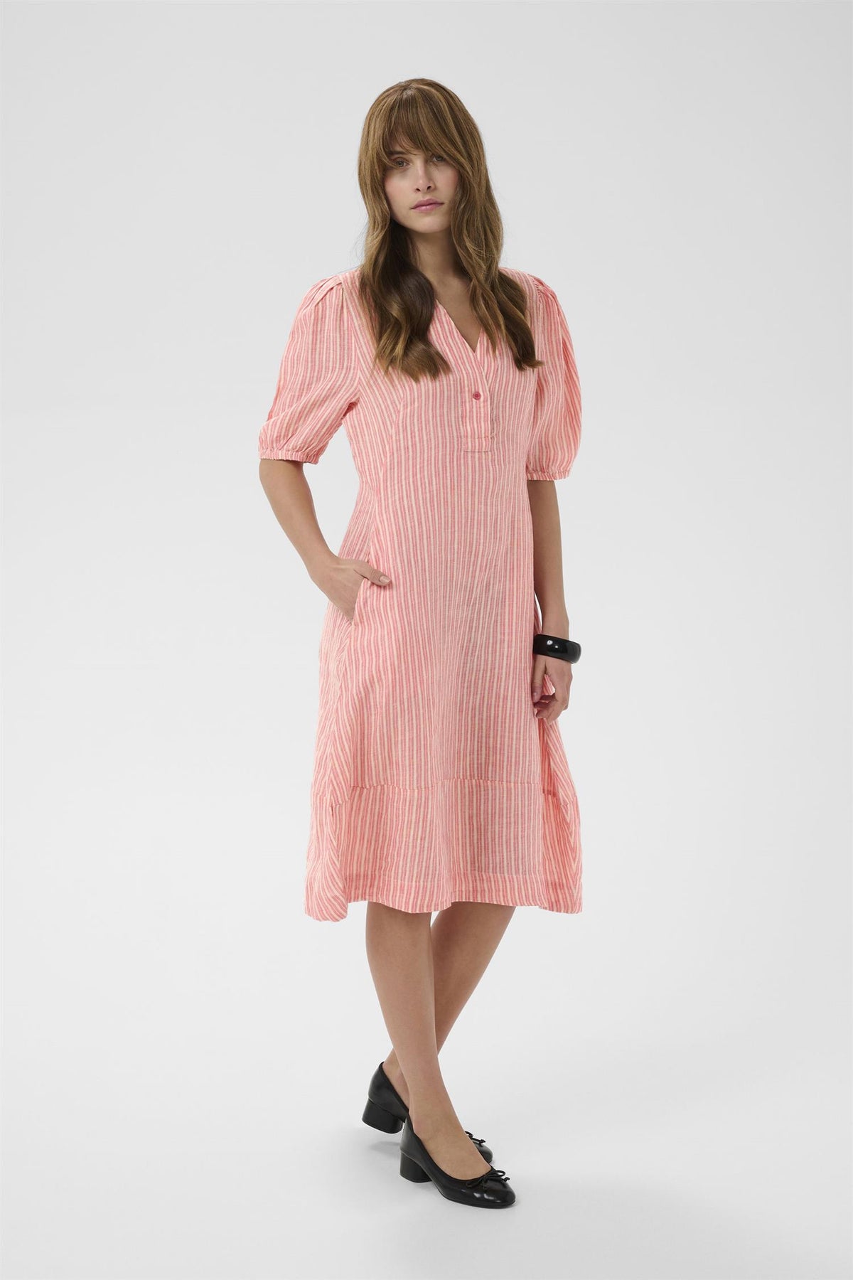 Cuaniela Molly Ss Placket Dress