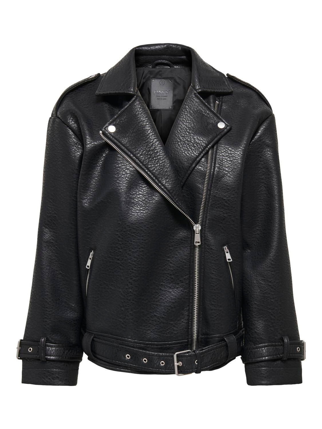 Onlsoft Faux Leather Ovs. Biker Cc Otw