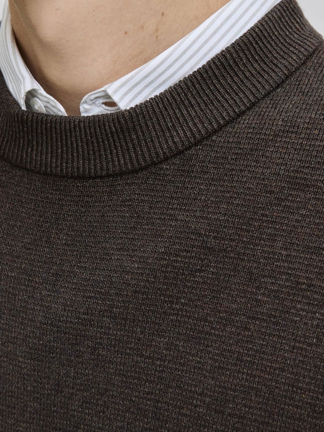 Jjmilano Stitch Knit Crew Neck Sn