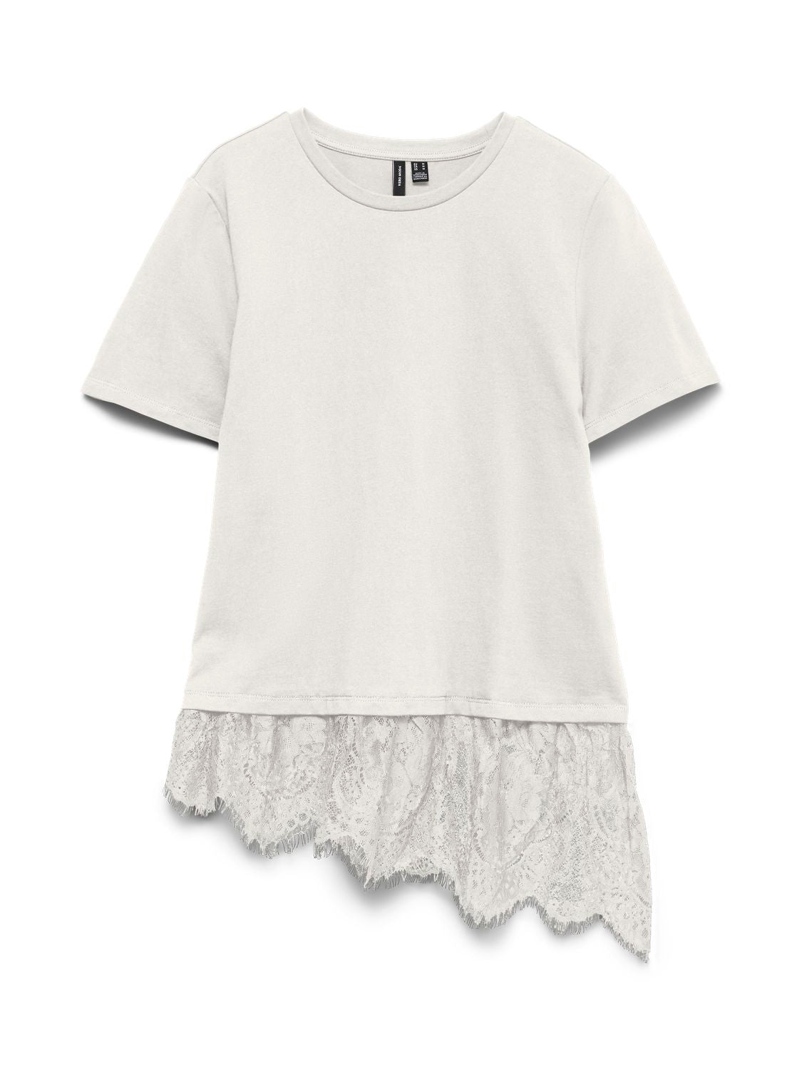 Vmbrit Ss O-Neck Lace T-Shirt Jrs