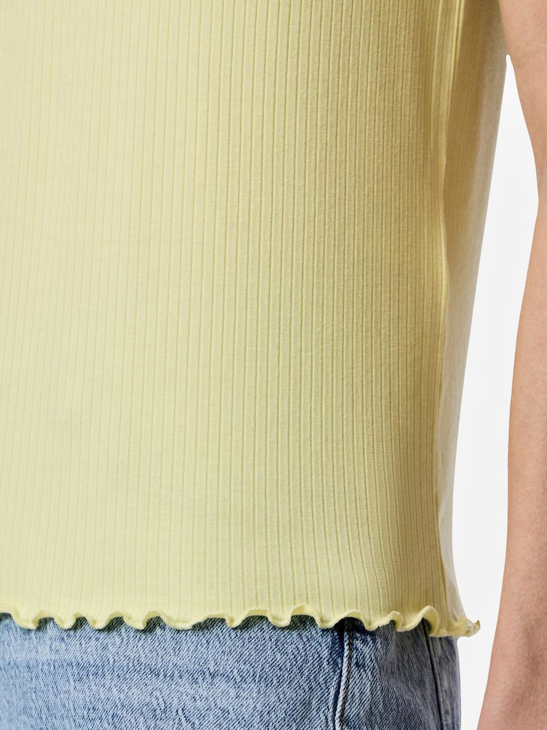 Pcnicca Ss O-Neck Top Jrs Noos