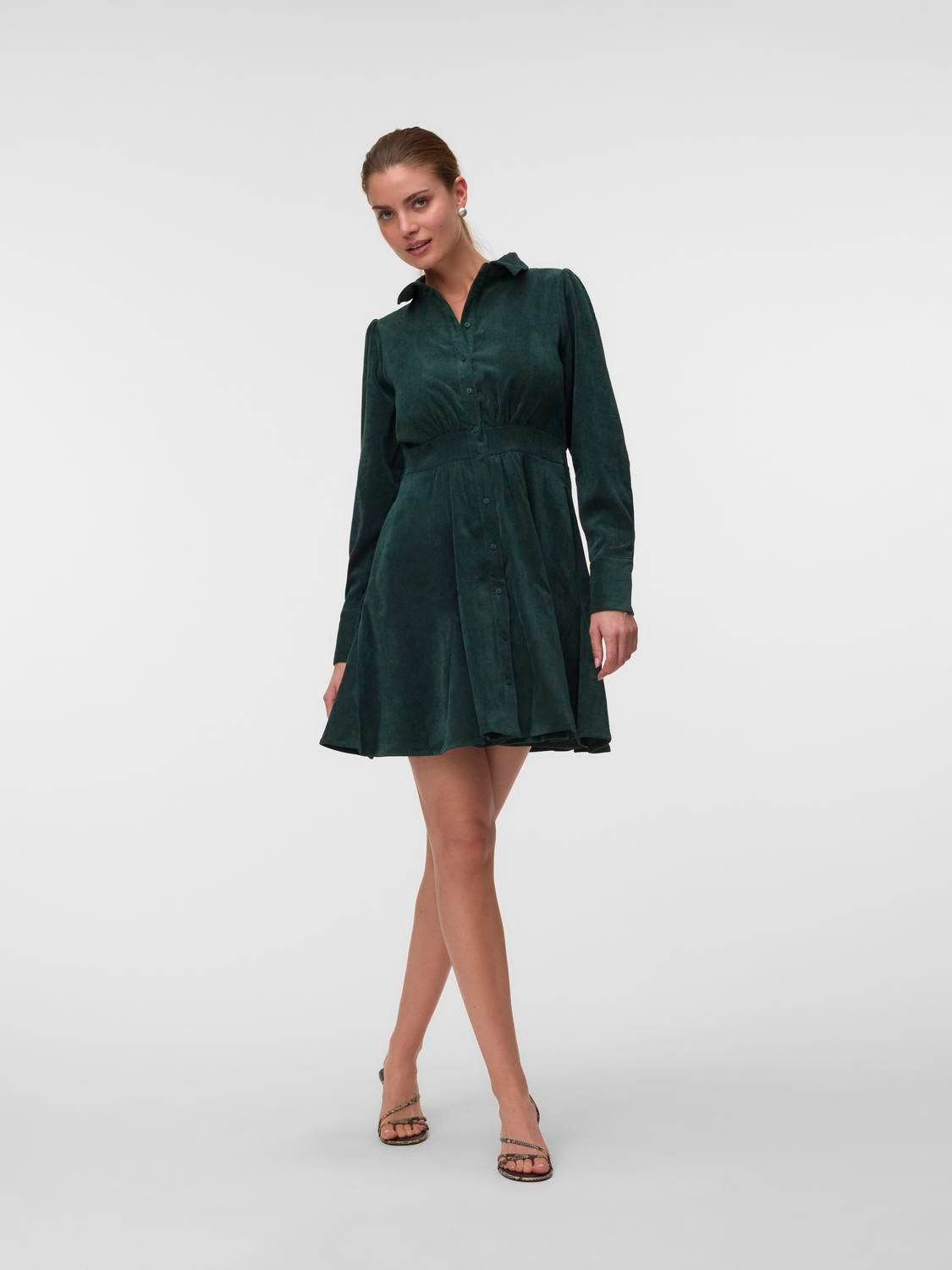 Awane Ls Short Shirt Dress