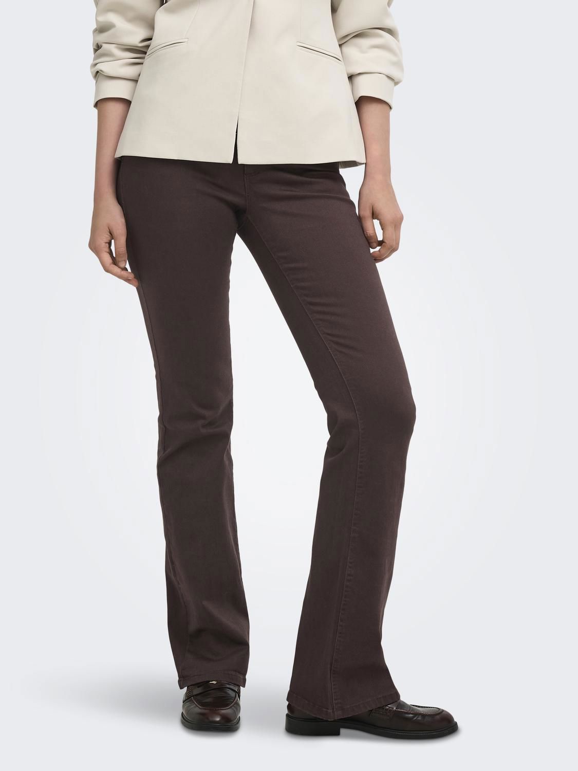 Onlblush Mid Flared Colour Pant Pnt Noos
