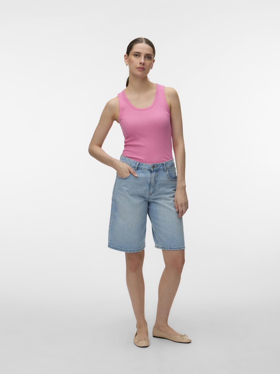 Vmchloe Sl Short Tank Top Noos