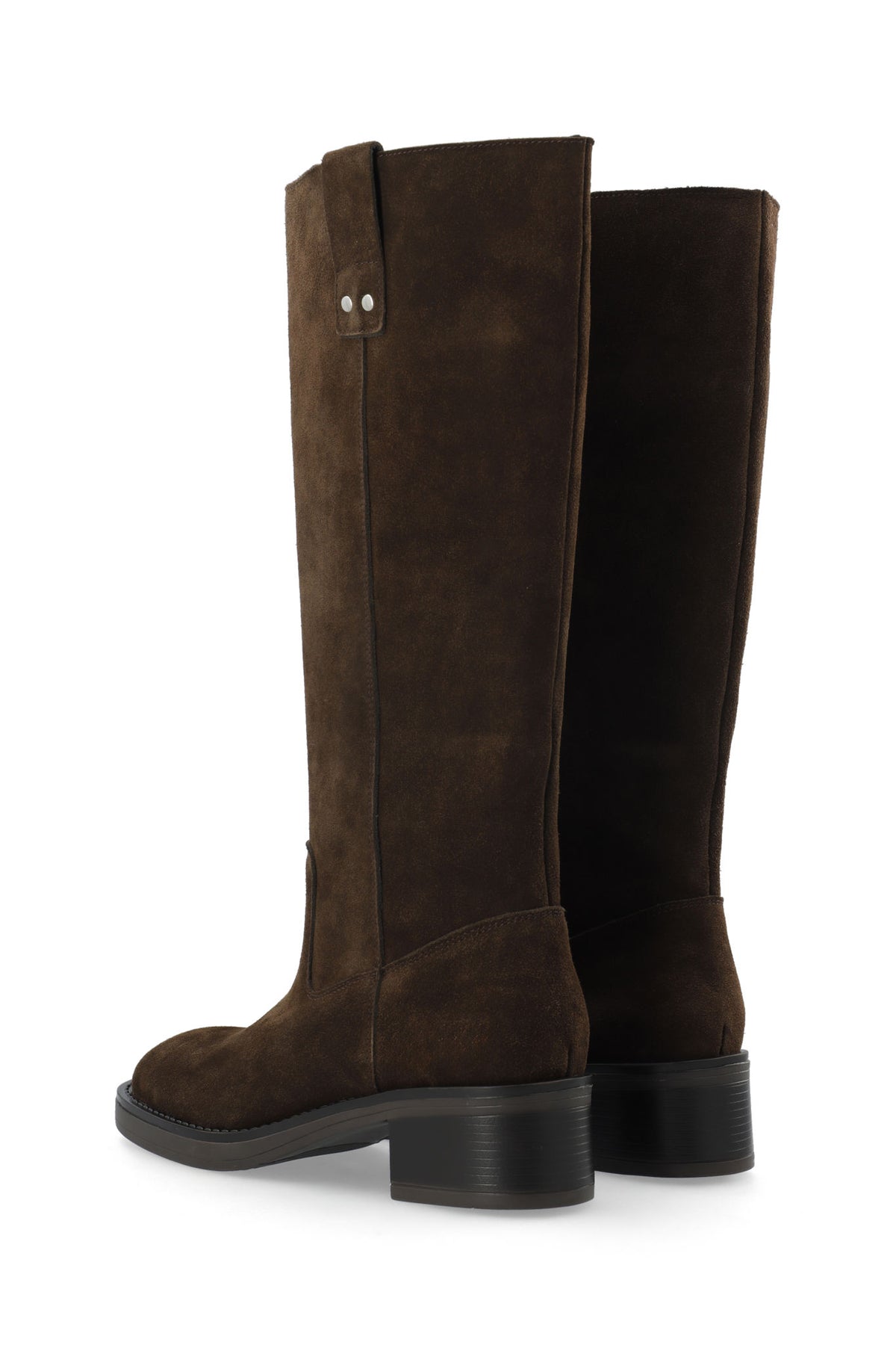 Biamary Knee High Pull On Boot Suede