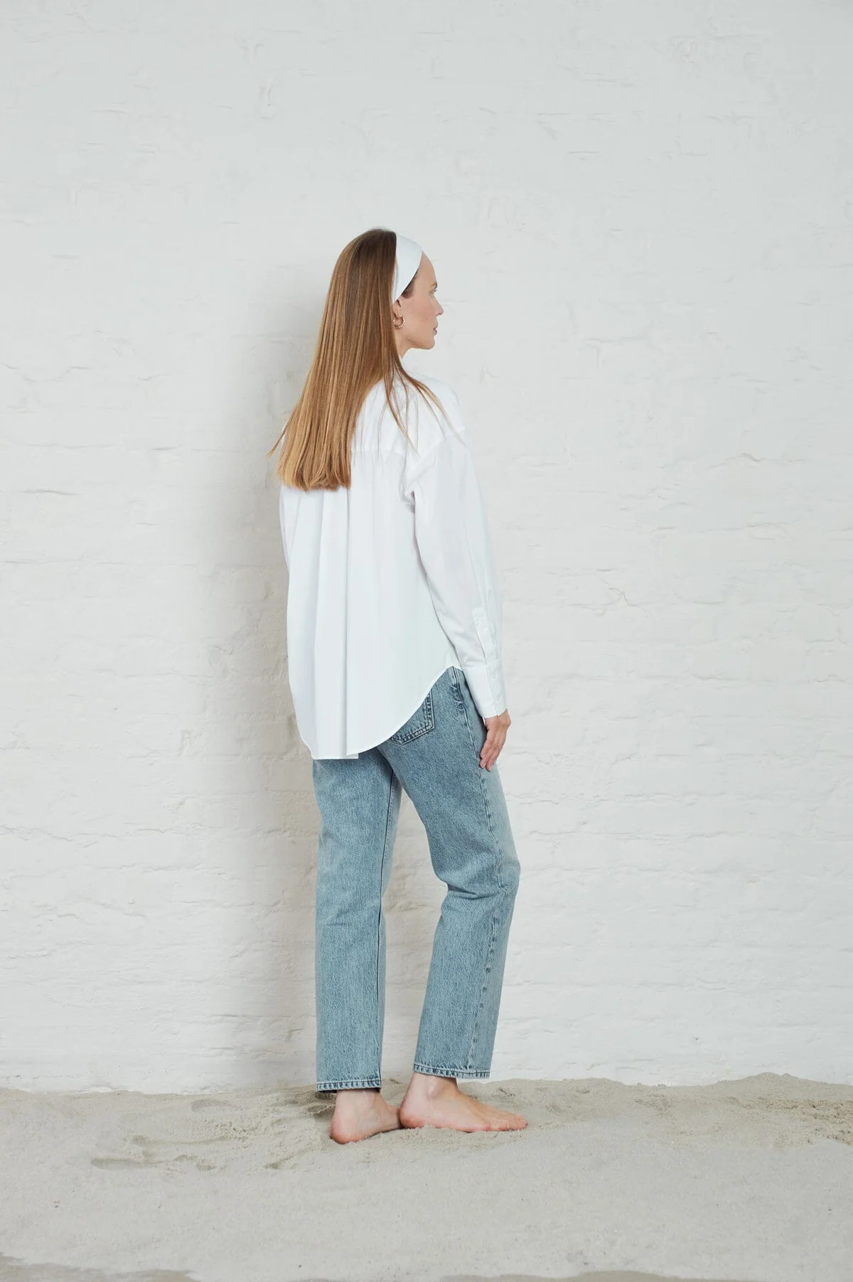 ALLEN POPLIN WHITE