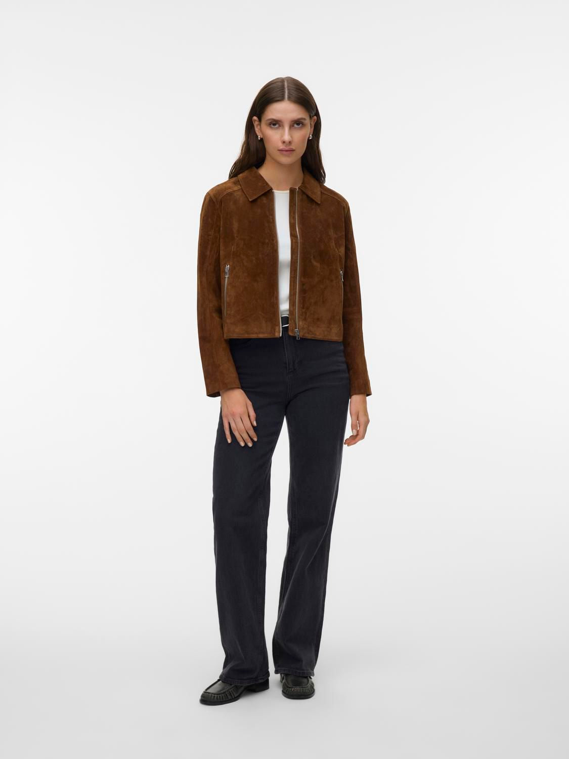 Vmjanicejade Short Suede Jacket Excl