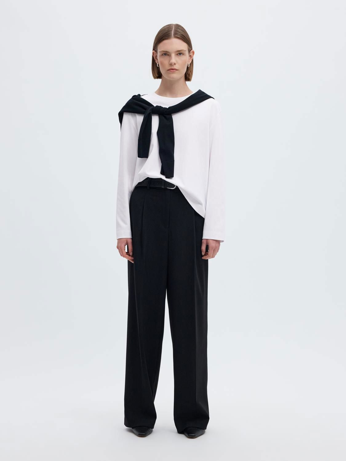 Slwessential Ls Boxy Tee Noos