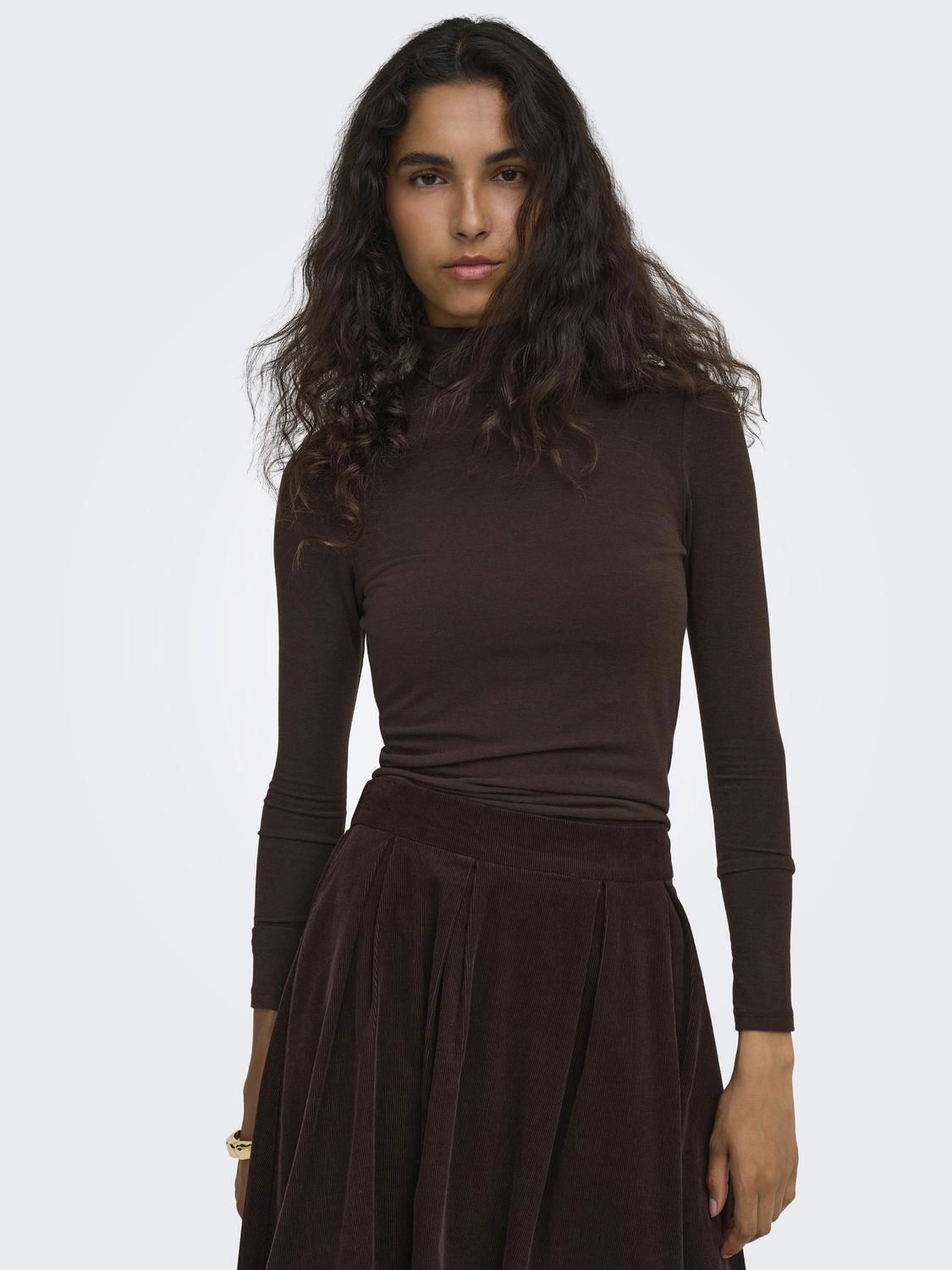 Onlglamour L/s Roll-Neck Top Jrs Noos
