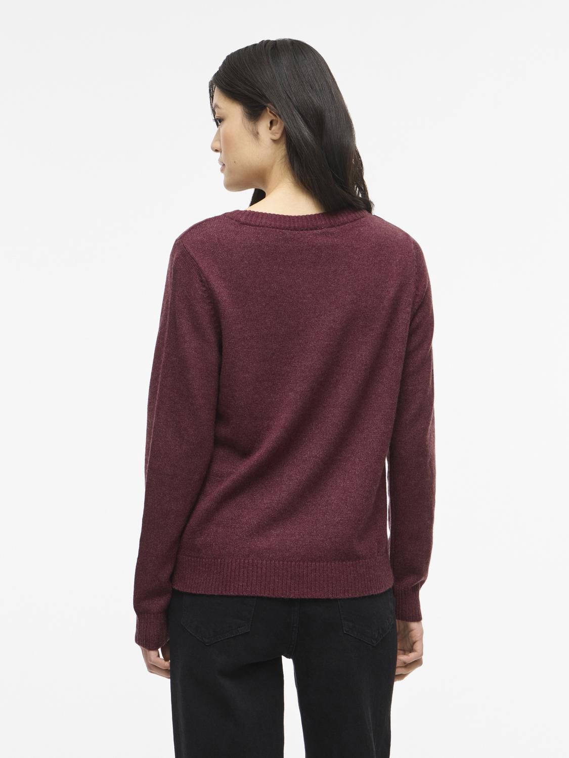 Viril O-Neck L/s Knit Top - Noos