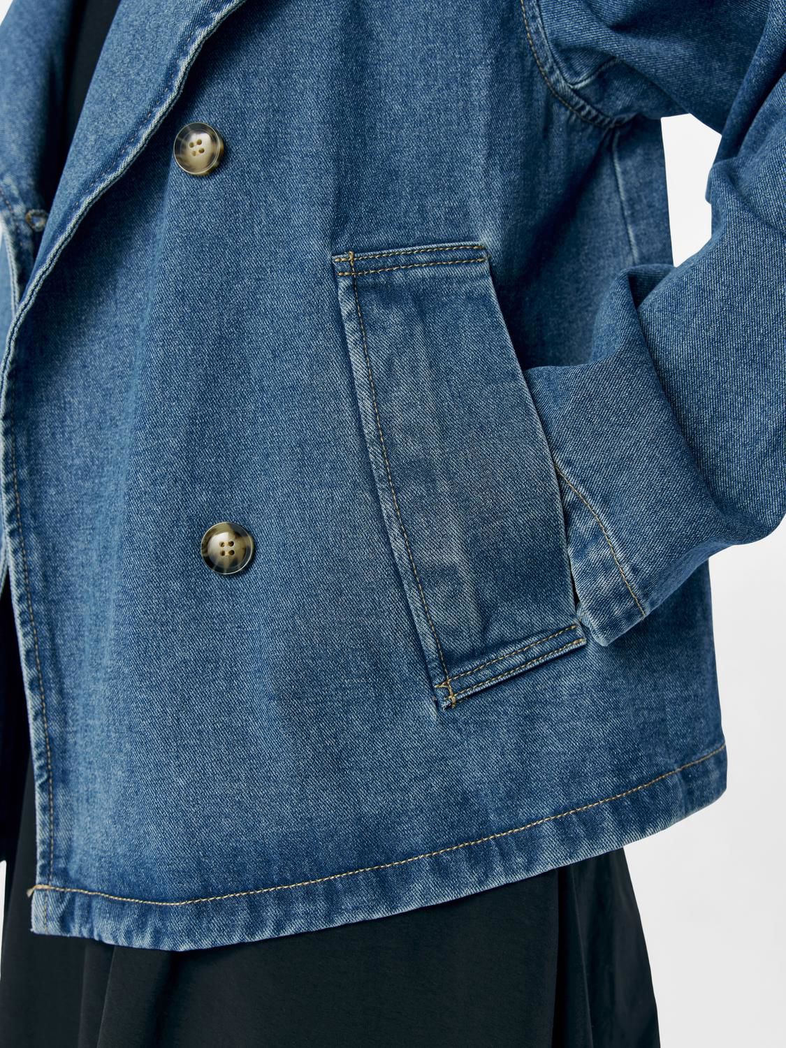 OBJTILLA GRO L/S LO DENIM JACKET NOOS Medium Blue Denim