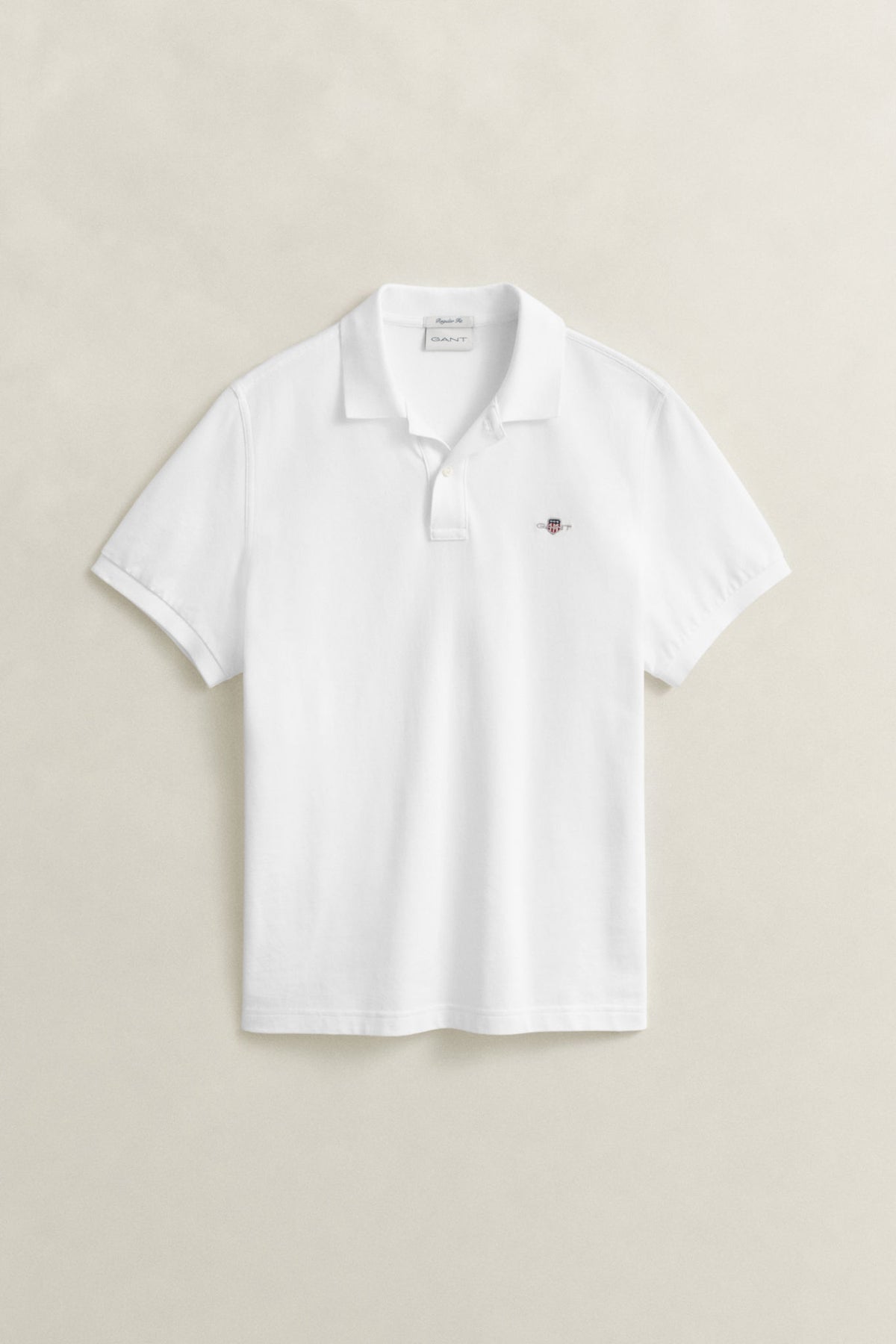 REG SHIELD SS PIQUE POLO 2210 WHITE