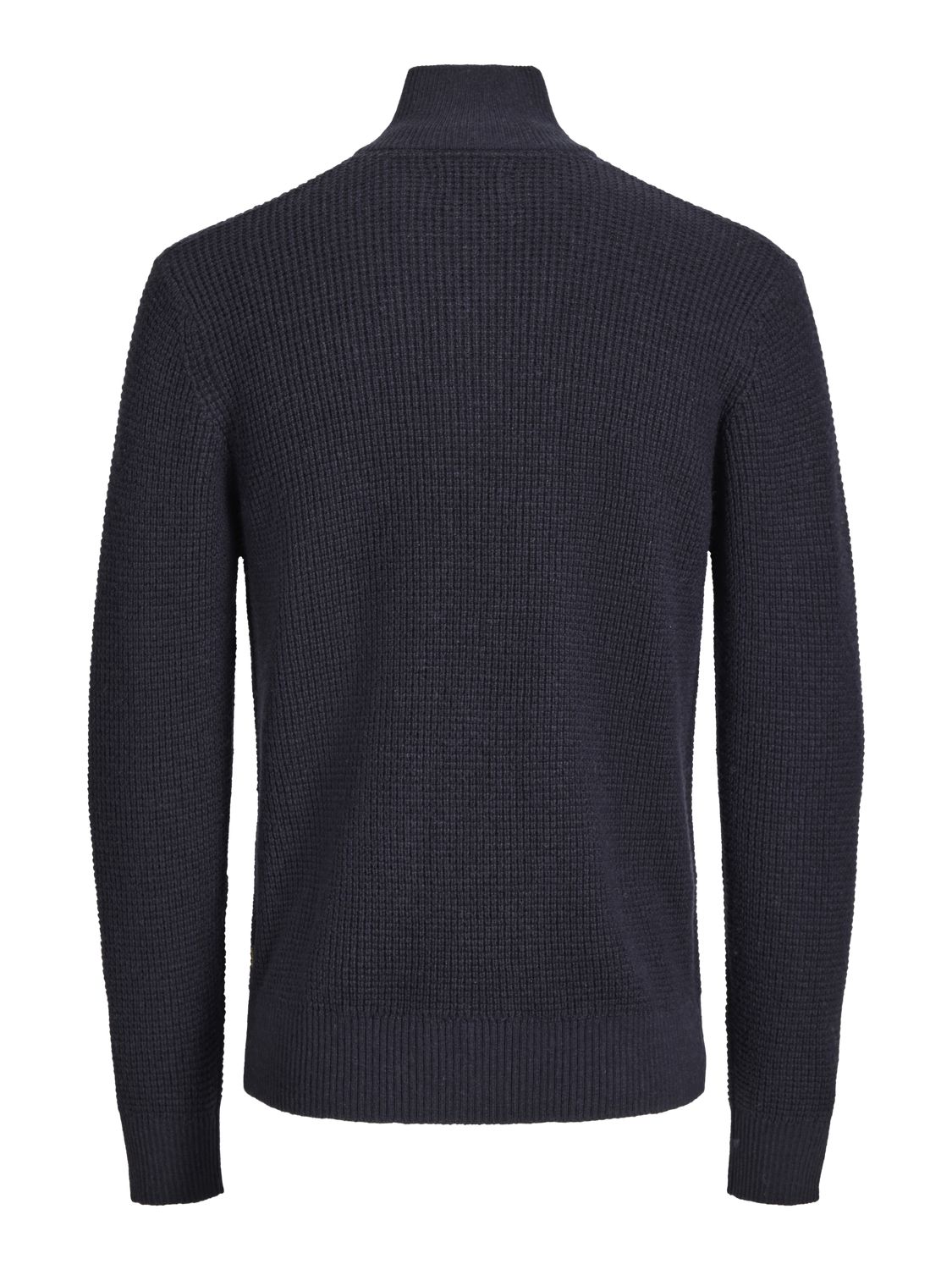 Jaulambswool Knit Waffle Half Zip