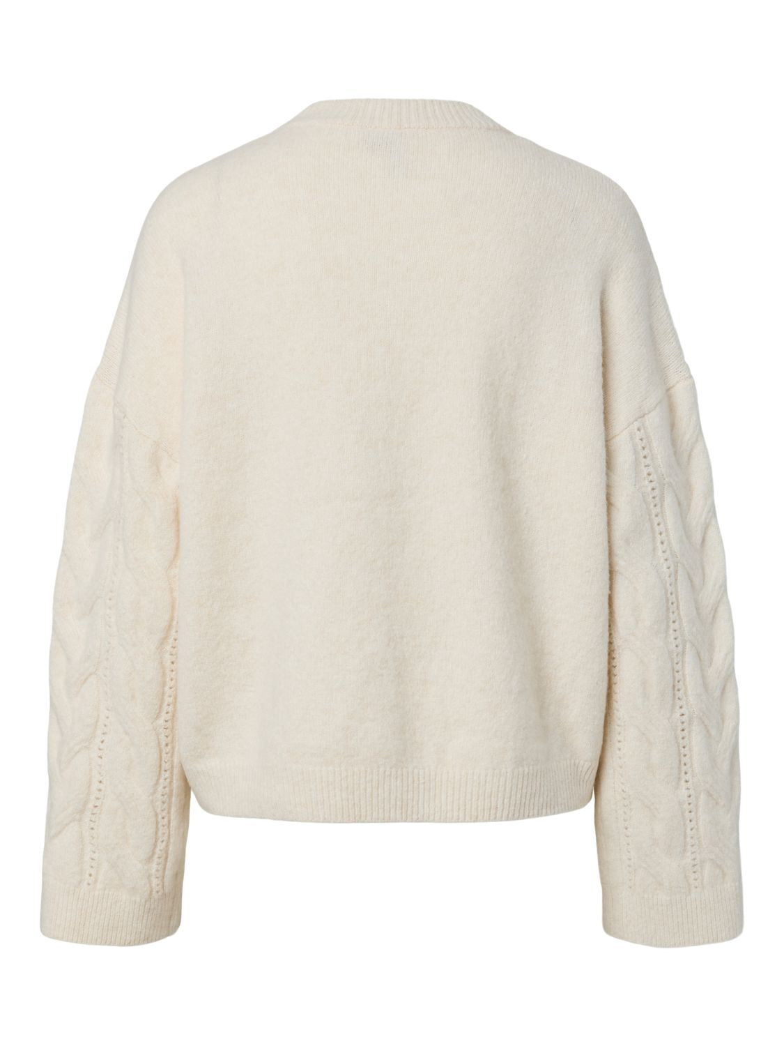 Pckathy Ls O-Neck Cable Knit Noos Bc