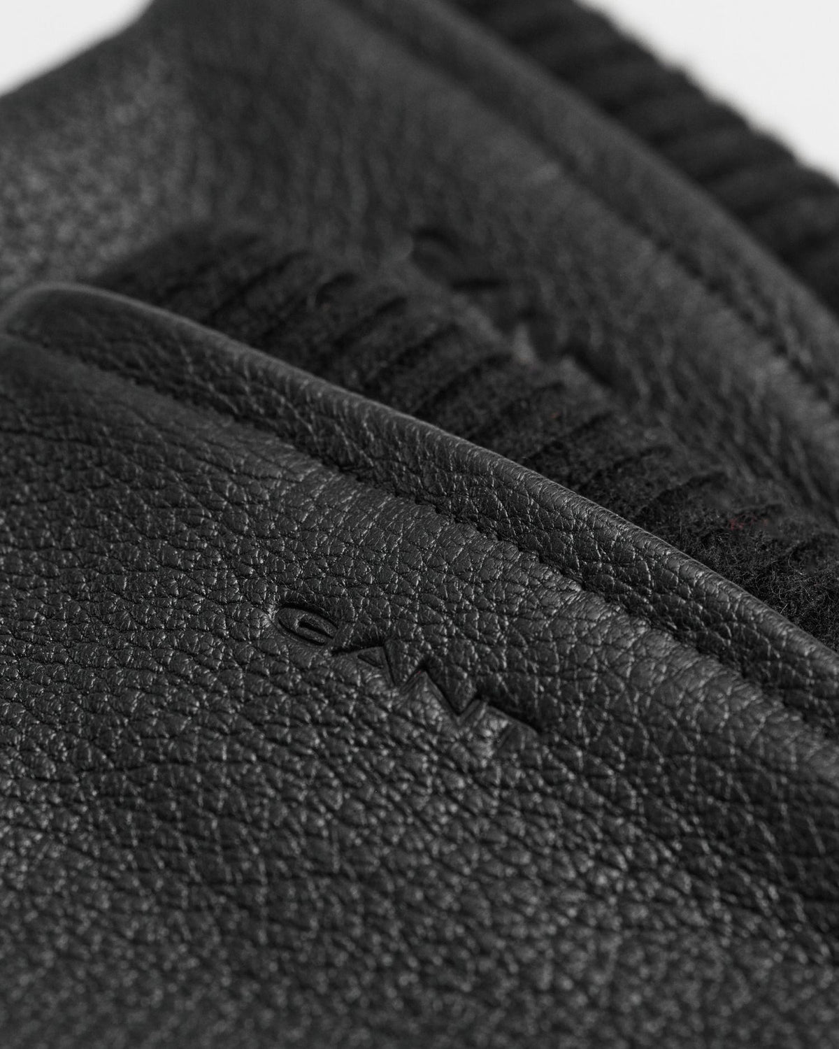 CASHMERE LINED LEATHER GLOVES BLACK