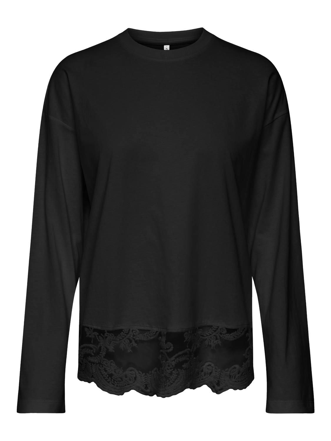 Onlvivvi L/s Lace Bottom Jrs Noos