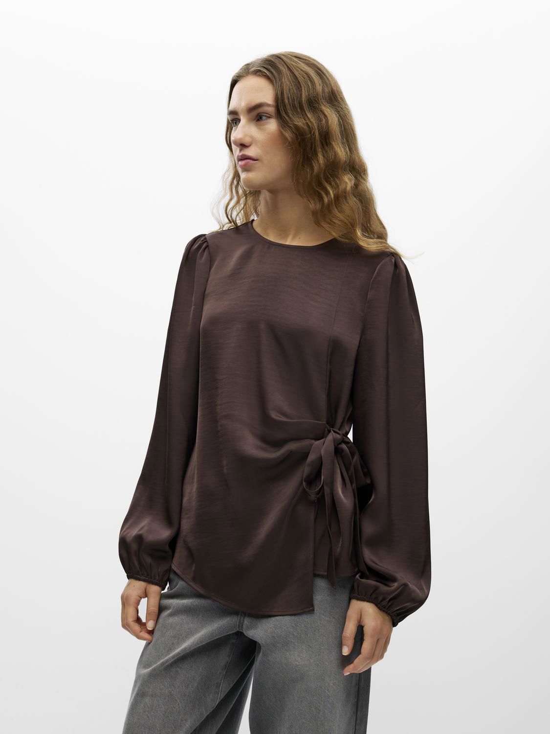 Objchilli L/s Re O-Neck Top Noos