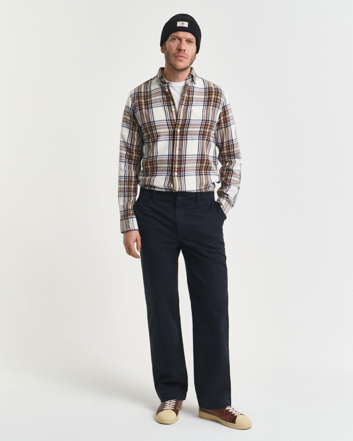 REG WINDBLOWN FLANNEL CHECK SHIRT