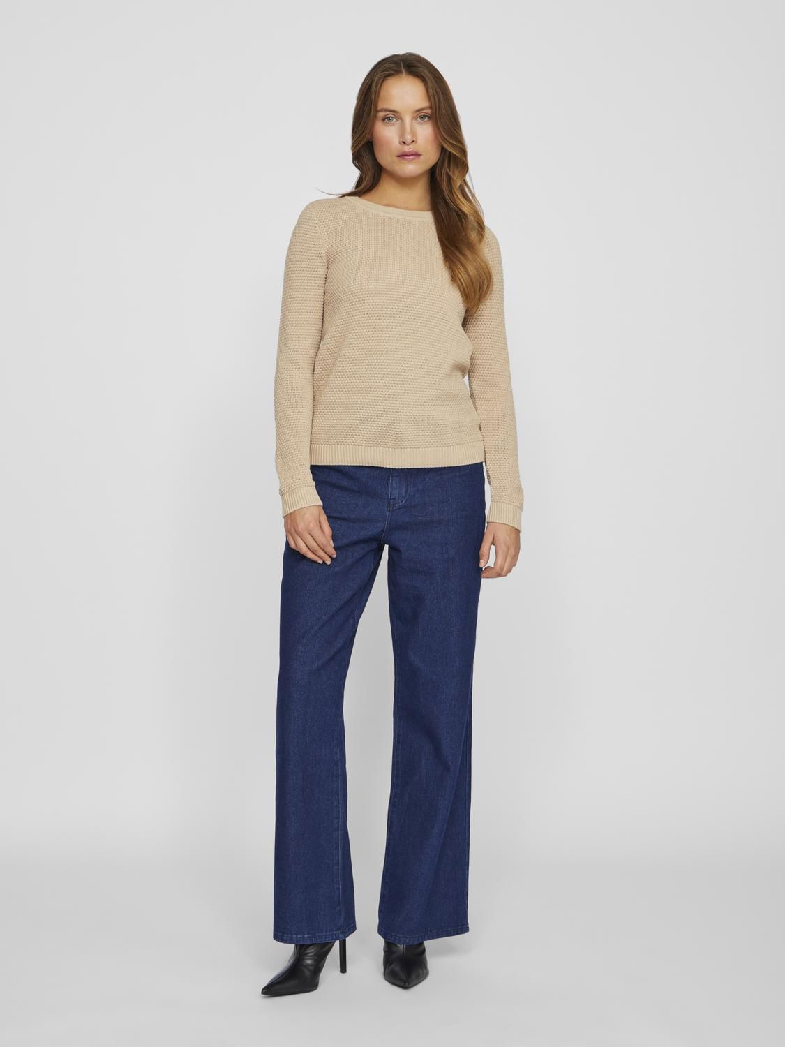 Vidalo O-Neck L/s Knit Top- Noos