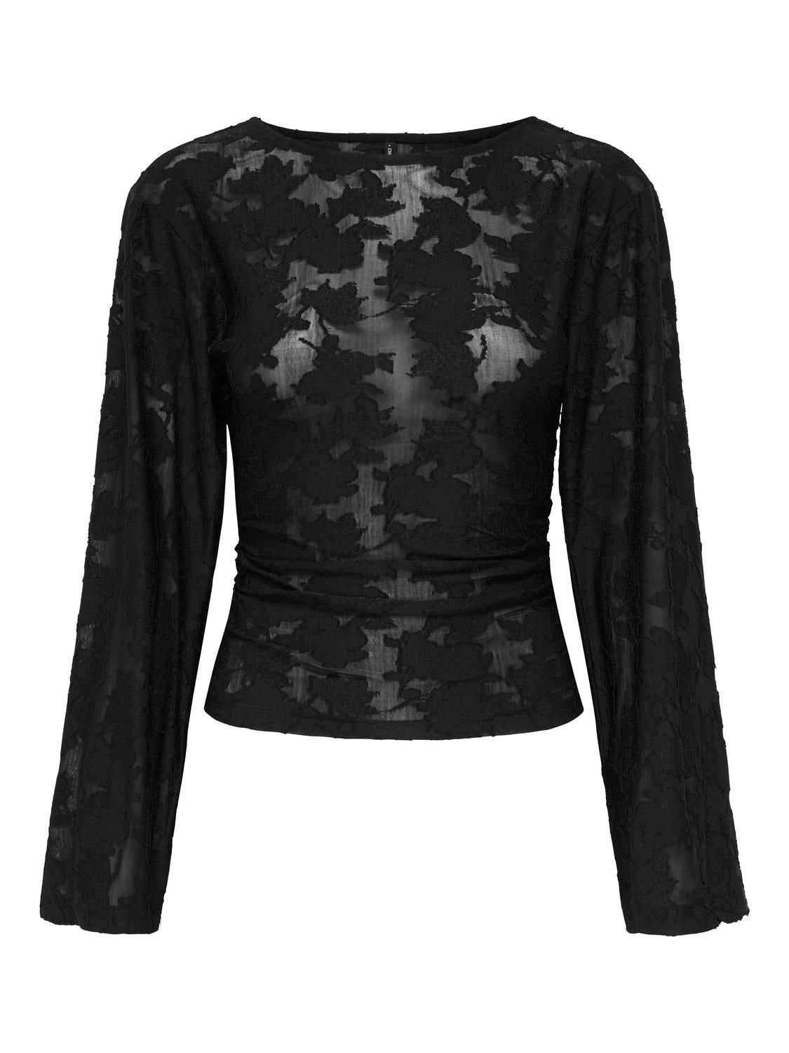 Onlnadia L/s Ruching Top Jrs