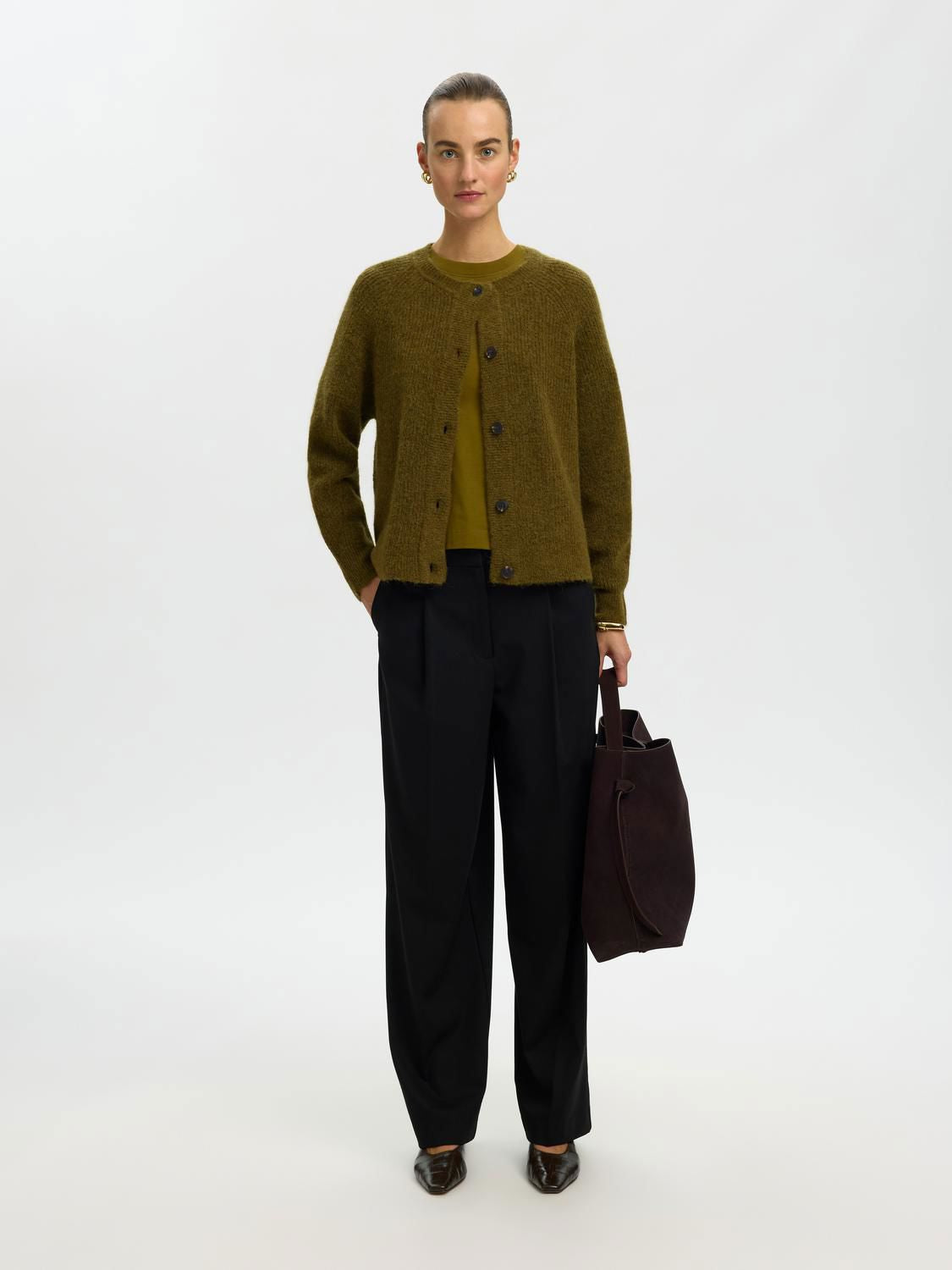 Slwlulu Ls Knit Short Cardigan Noos