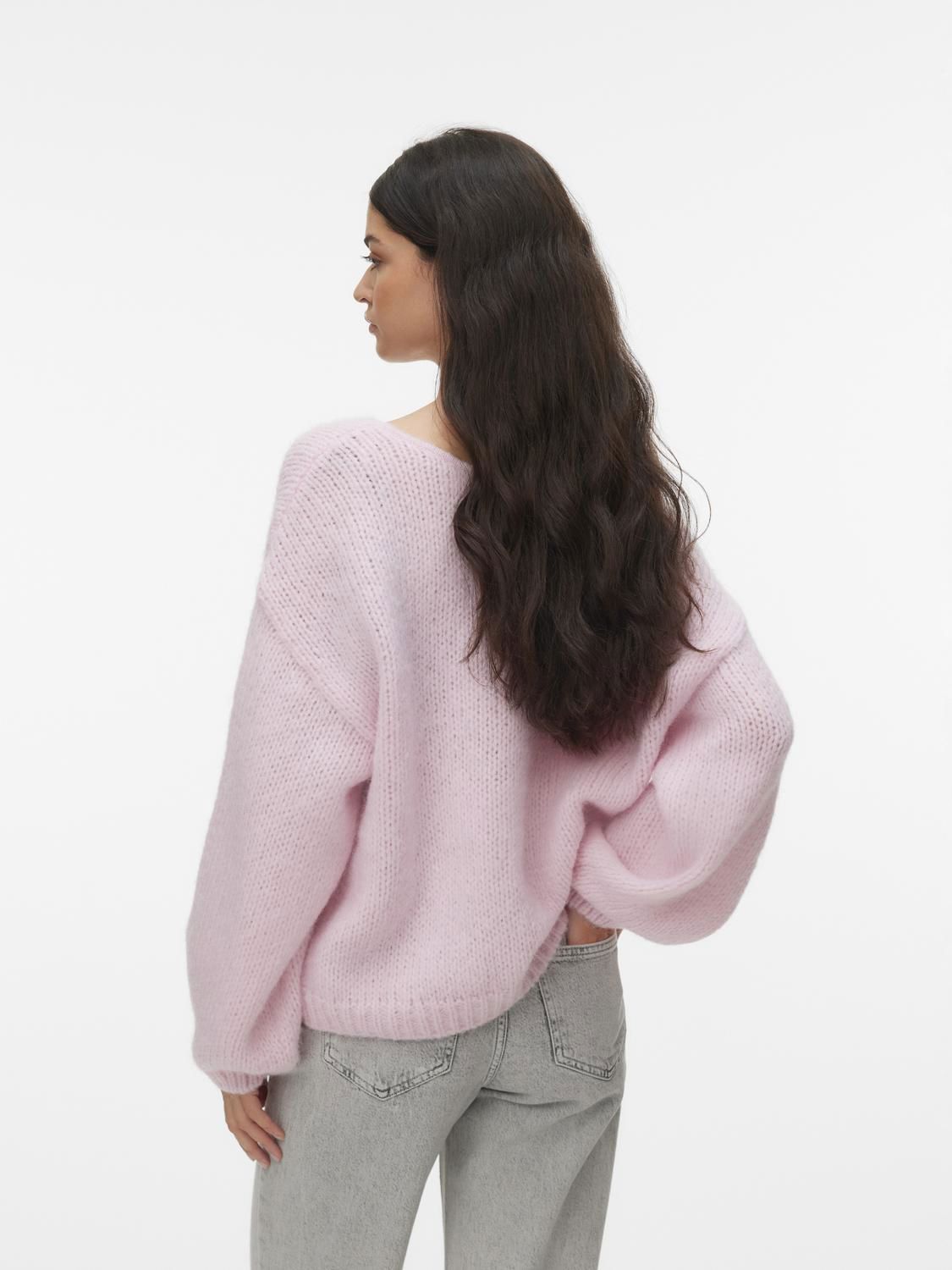Vmmaybe Ls 2way V-Neck Pullover Noos