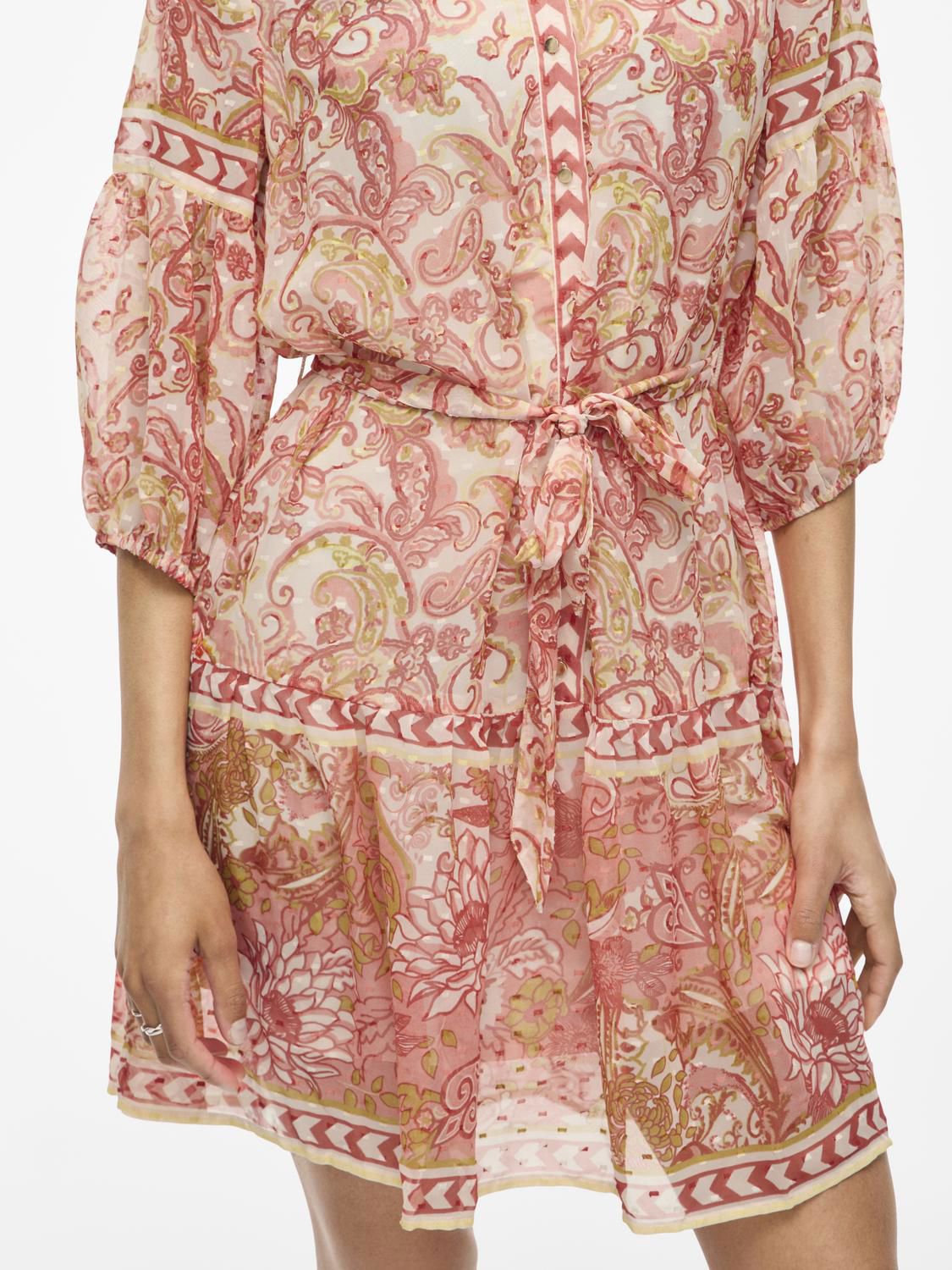 Vipraya Printed Short Dress/ln/1