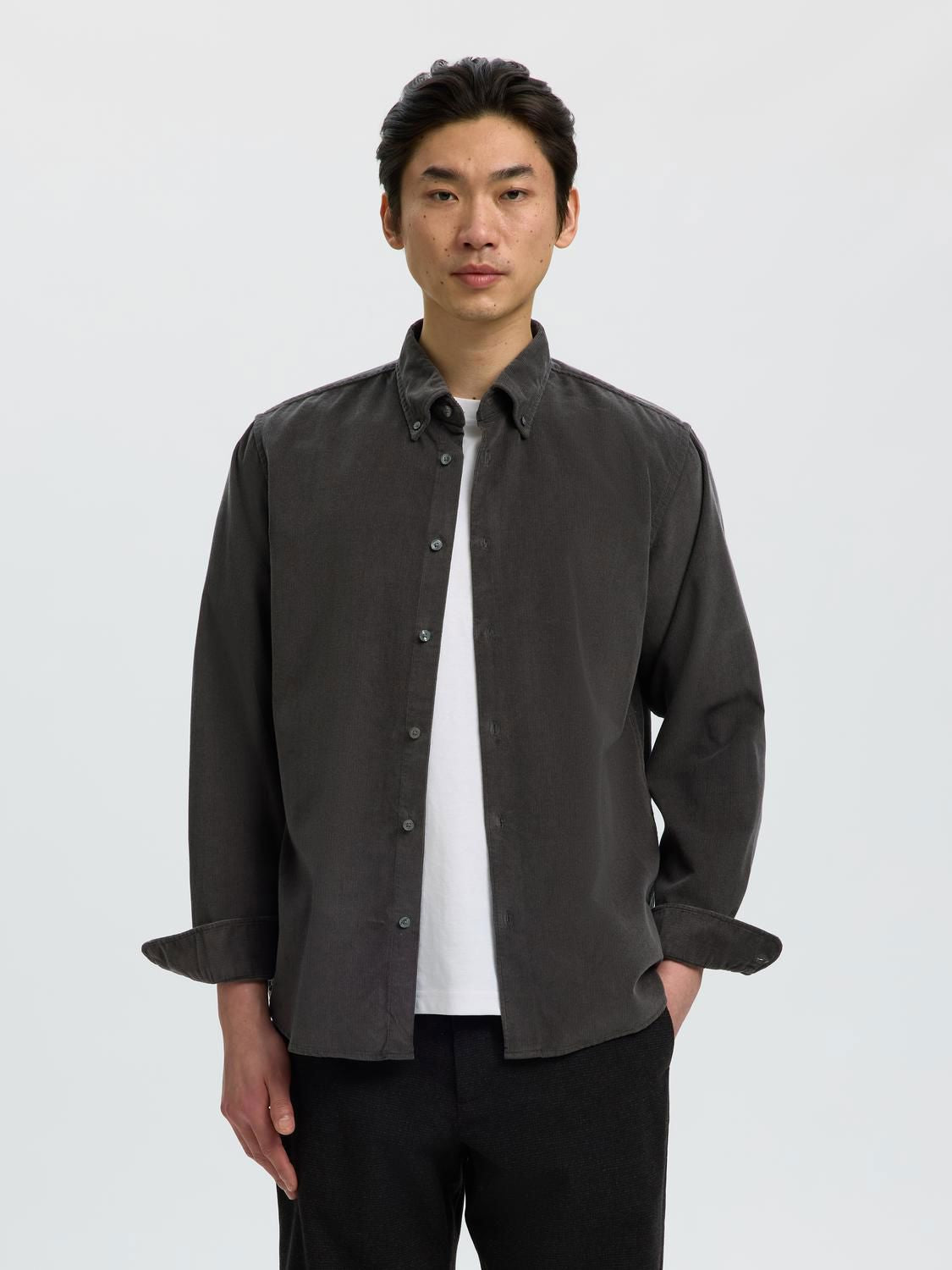 Slmregcole Danni Cord Bd Ls Shirt Noos