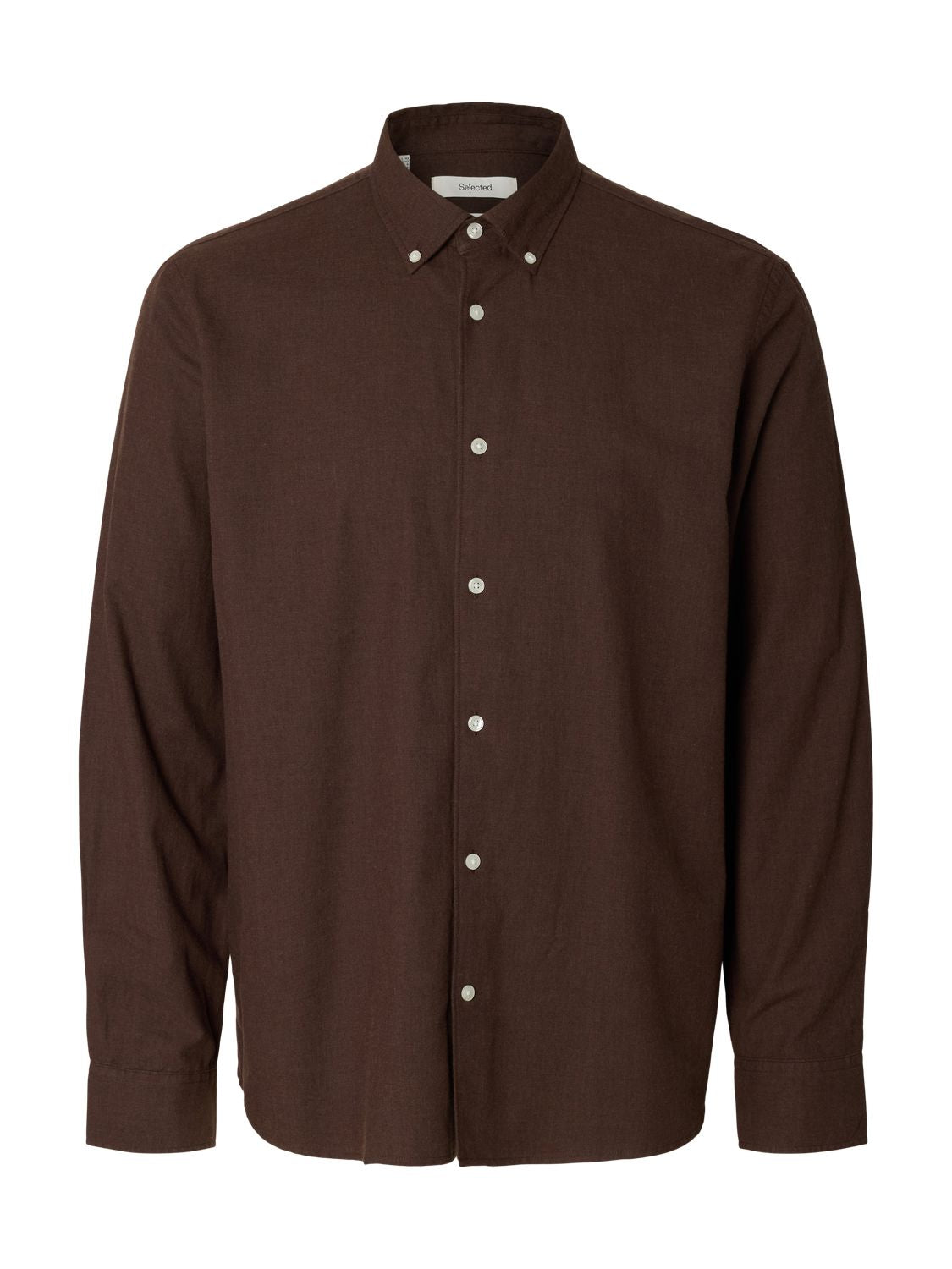 Slmcole-Jay Reg Melange Ls Shirt Noos