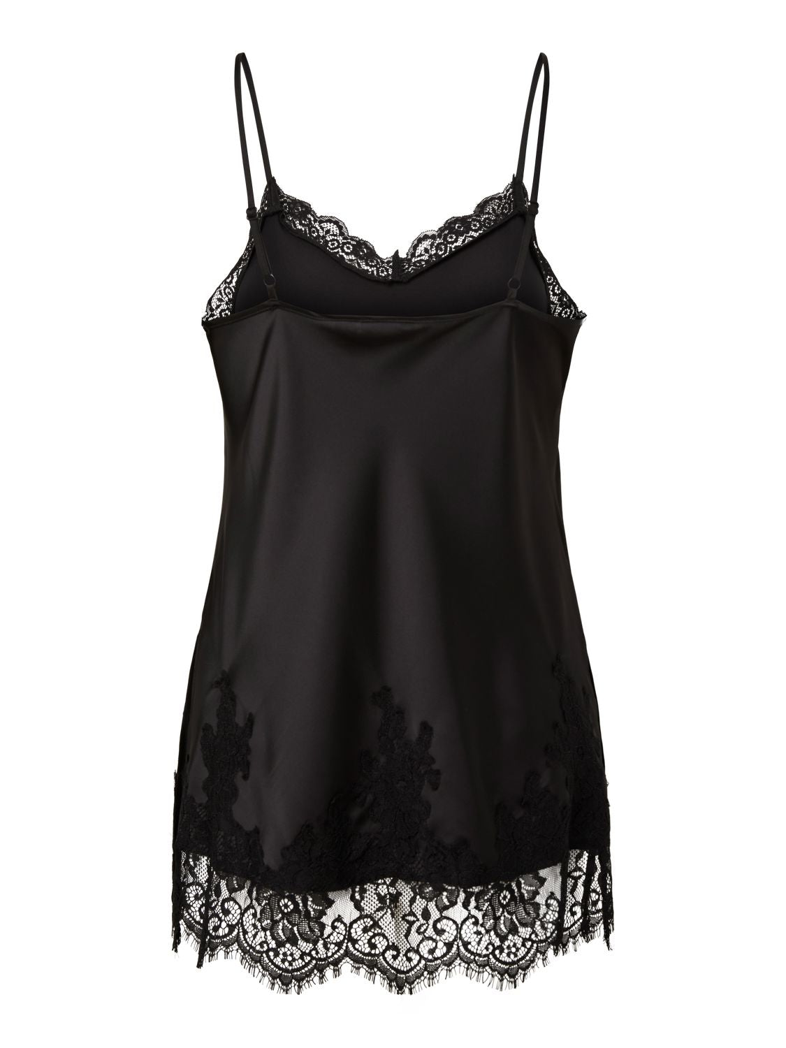 Pcjessa Long Singlet W/lace Wvn Bc