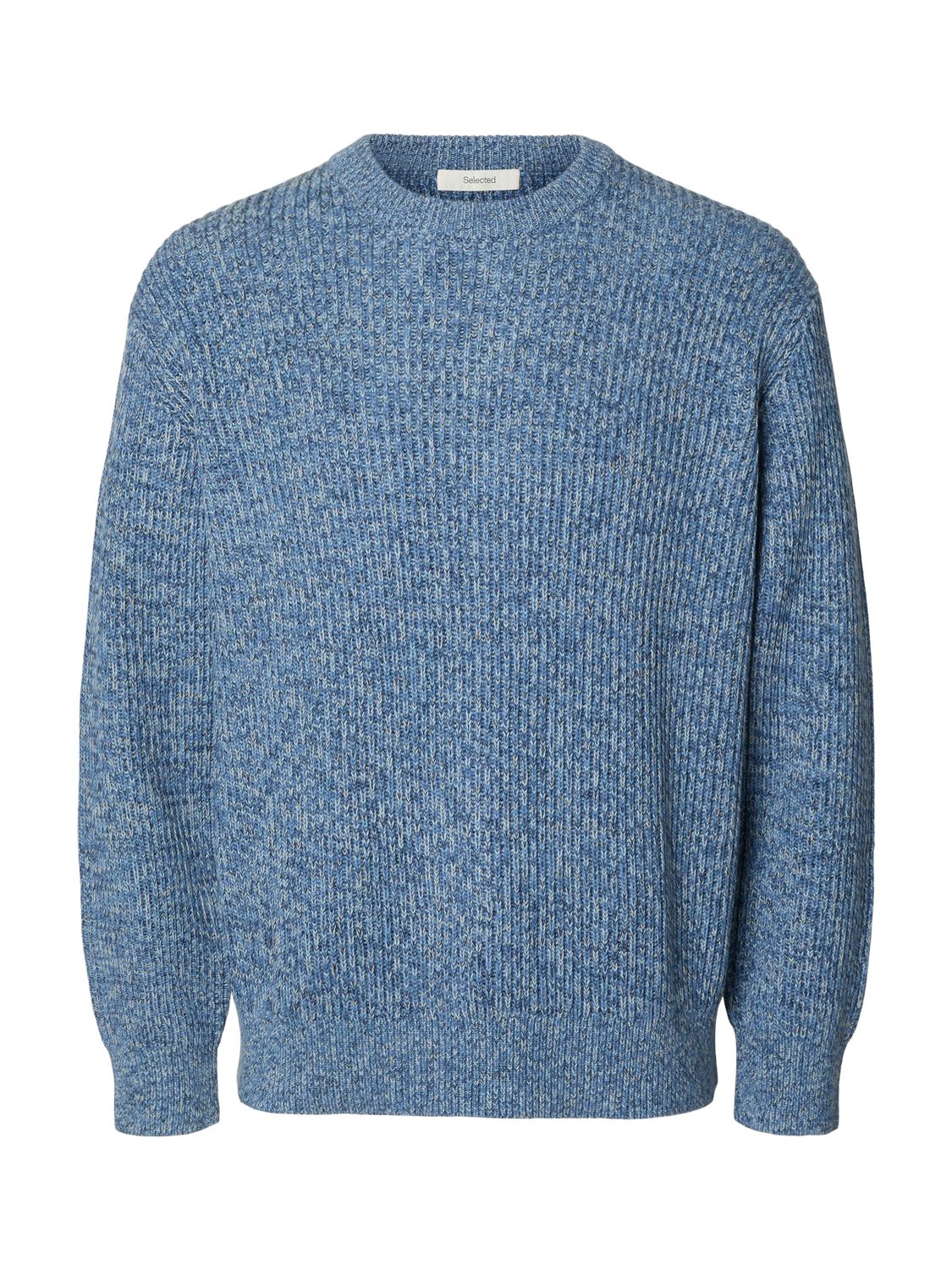Slmtilum Ls Knit Rlx Crew Neck Noos