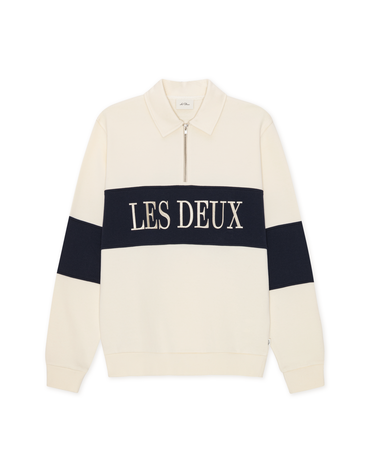 Zipper Rugby Sweatshirt
