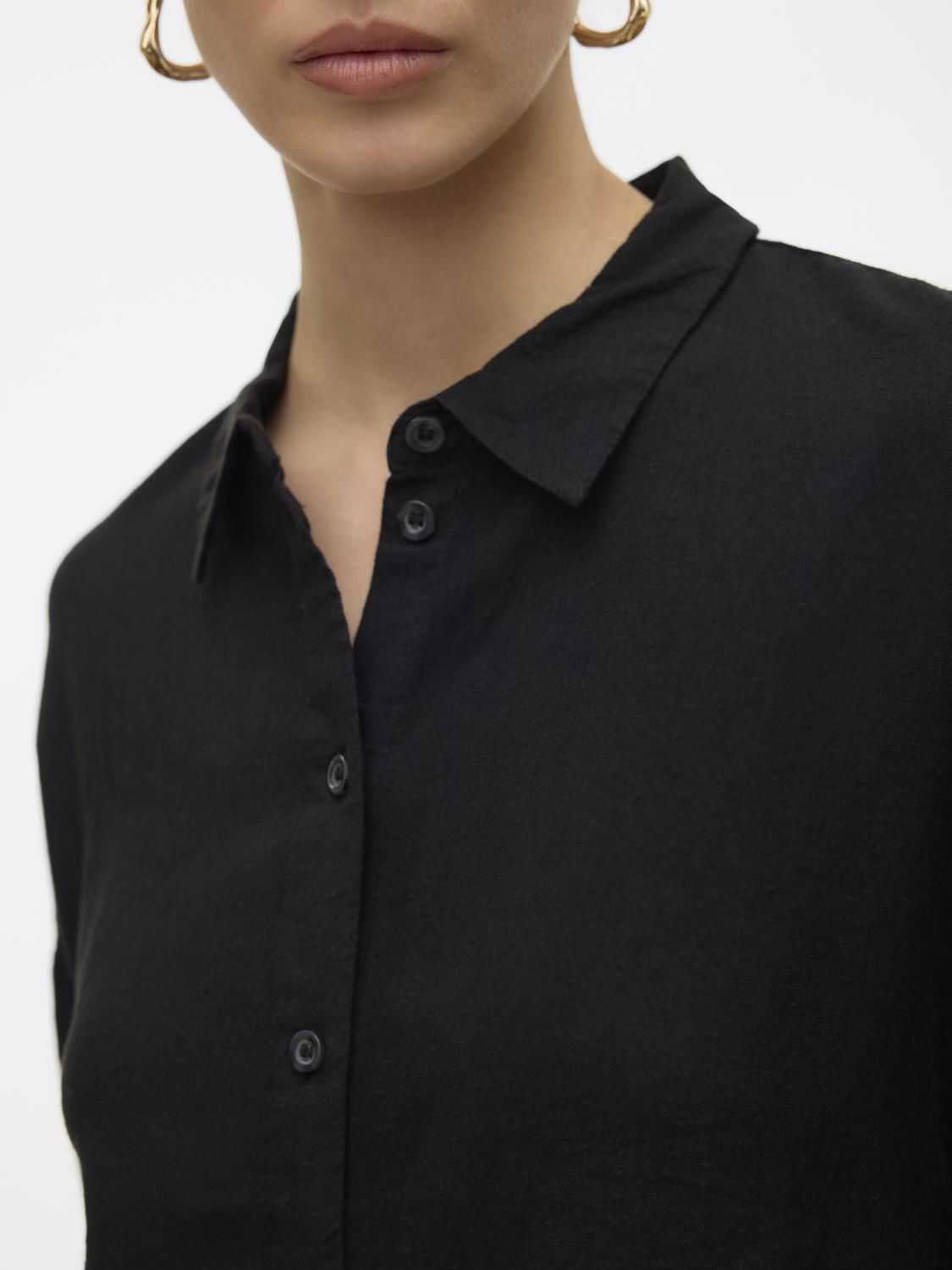 Vmlinn 2/4 Short Shirt Wvn Noos