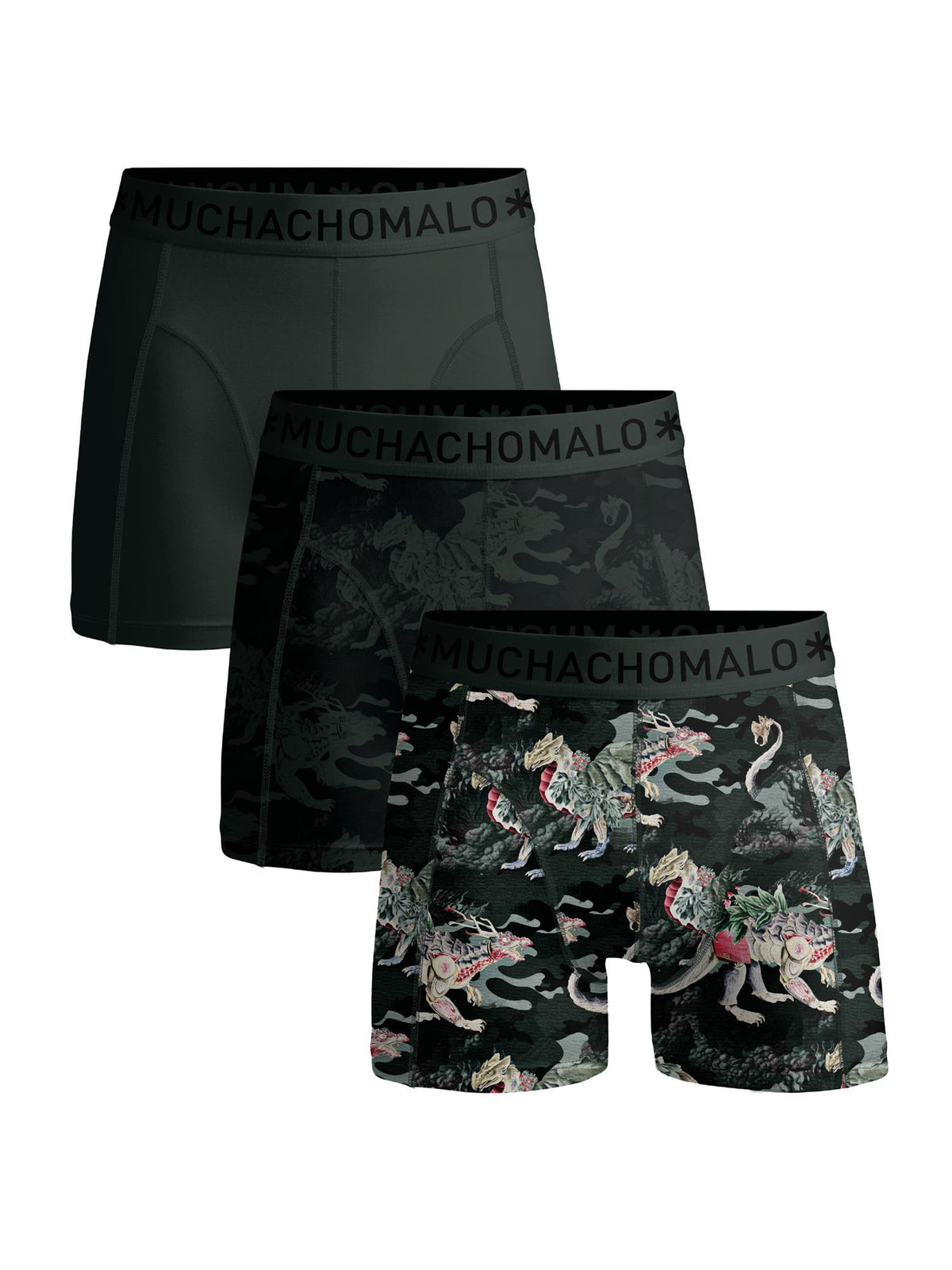 1010 Hidden Dragons 3pk Boxer