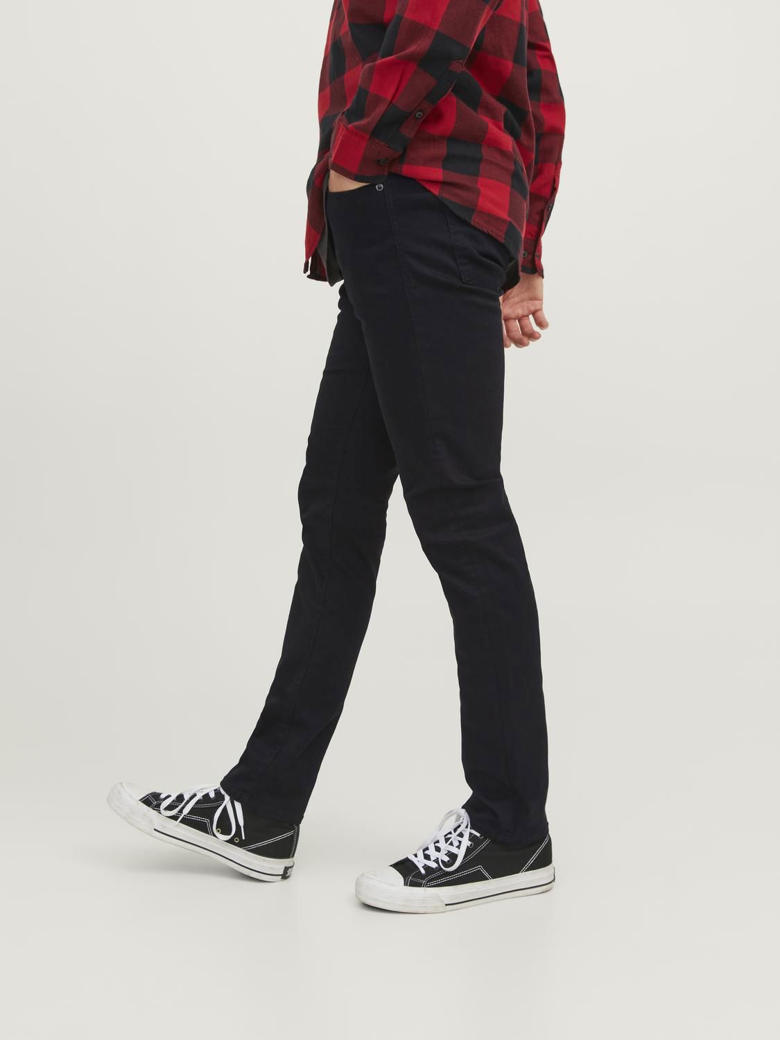 JJIGLENN JJICON JJ 177 50SPS NOOS -BLACK DENIM