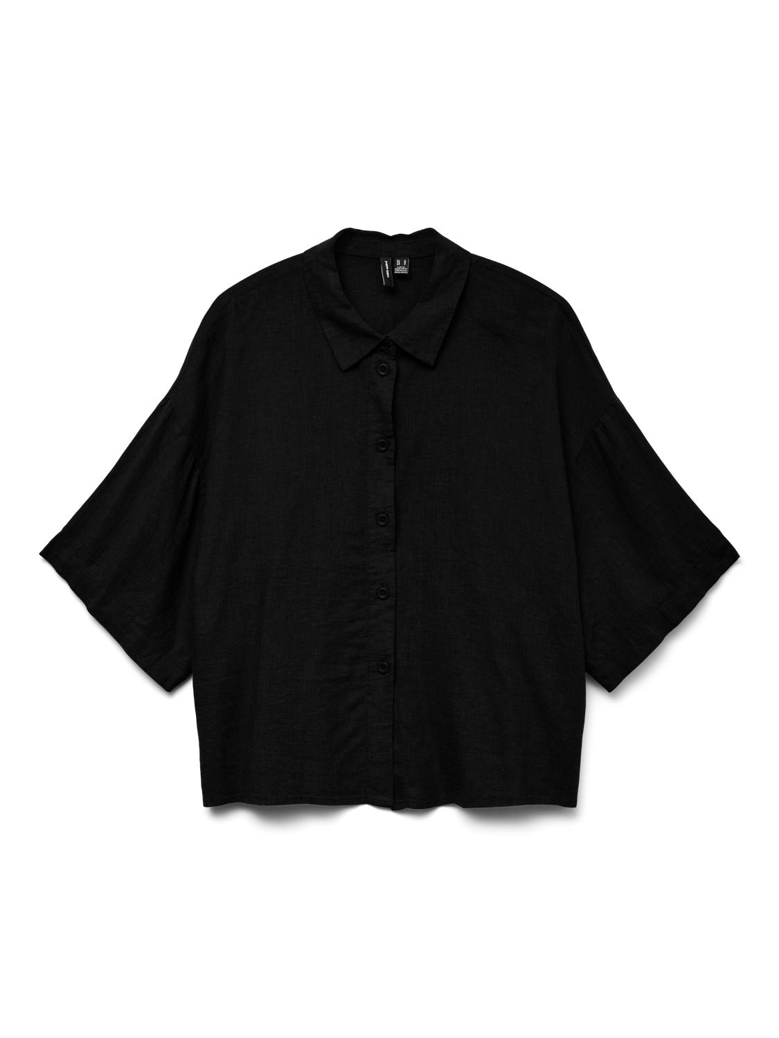Vmlinn 2/4 Short Shirt Wvn Noos