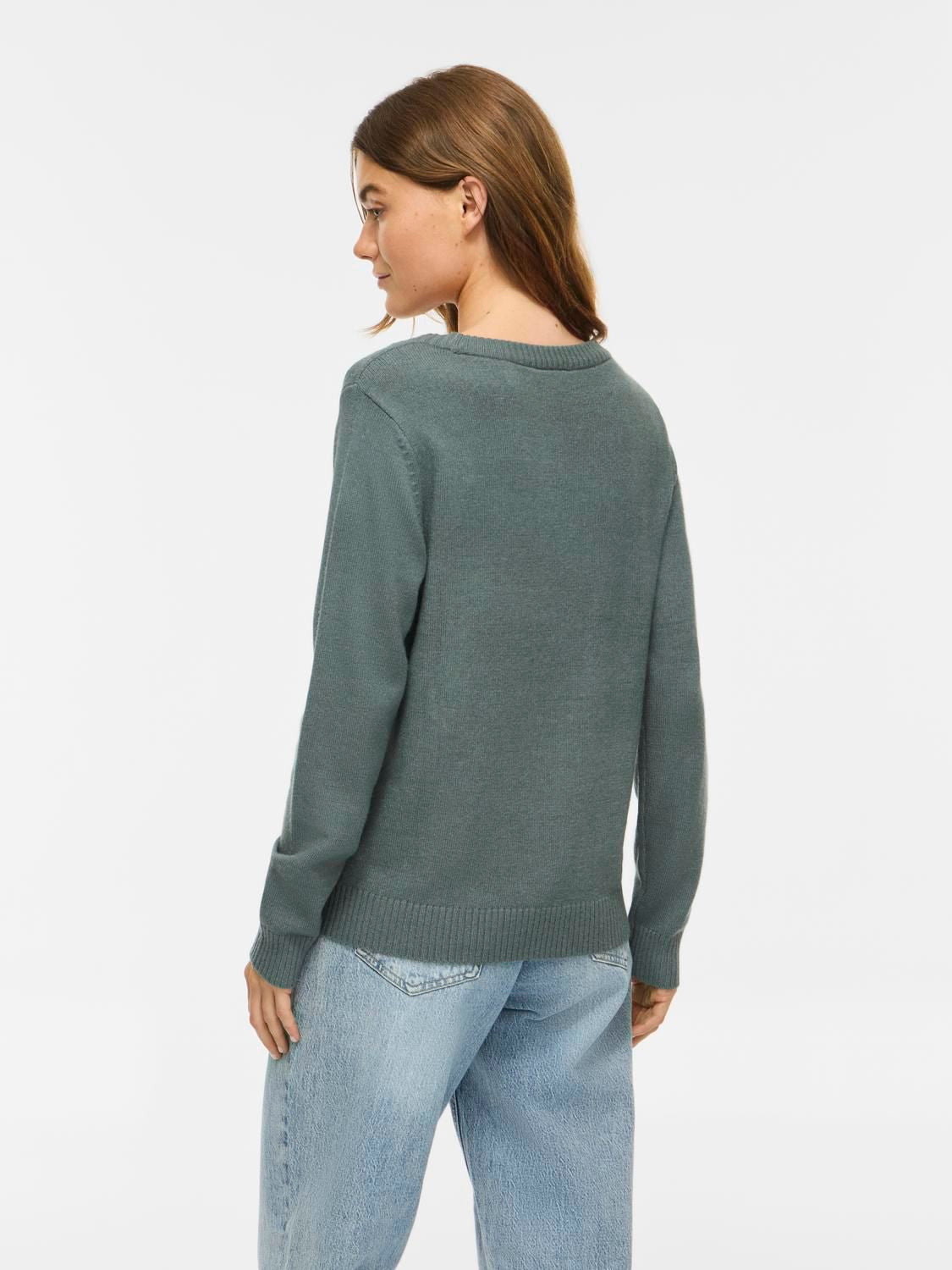 Viril O-Neck L/s Knit Top - Noos