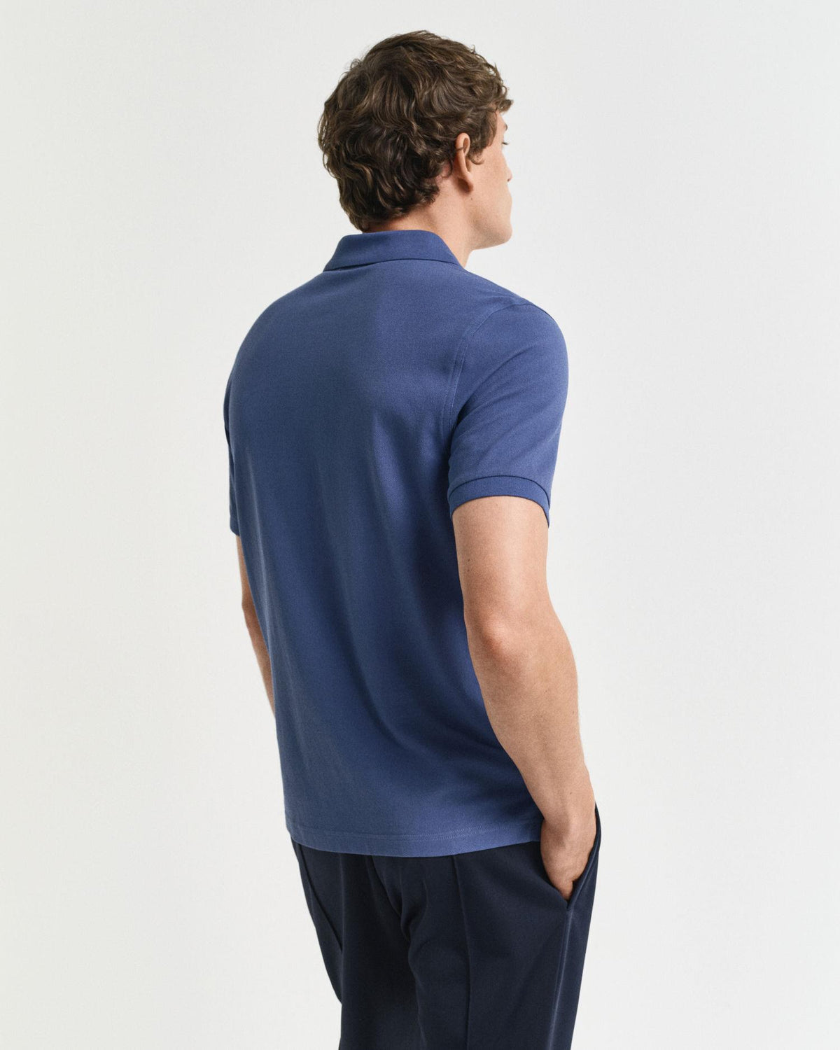 REG SHIELD SS PIQUE POLO 2210 401 DUSTY NAVY