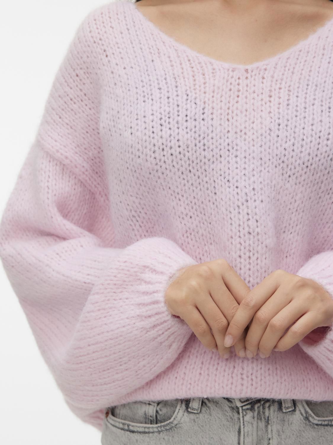 Vmmaybe Ls 2way V-Neck Pullover Noos