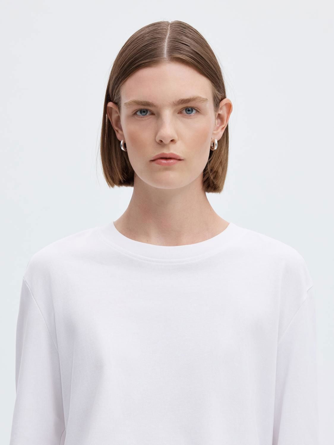 Slwessential Ls Boxy Tee Noos