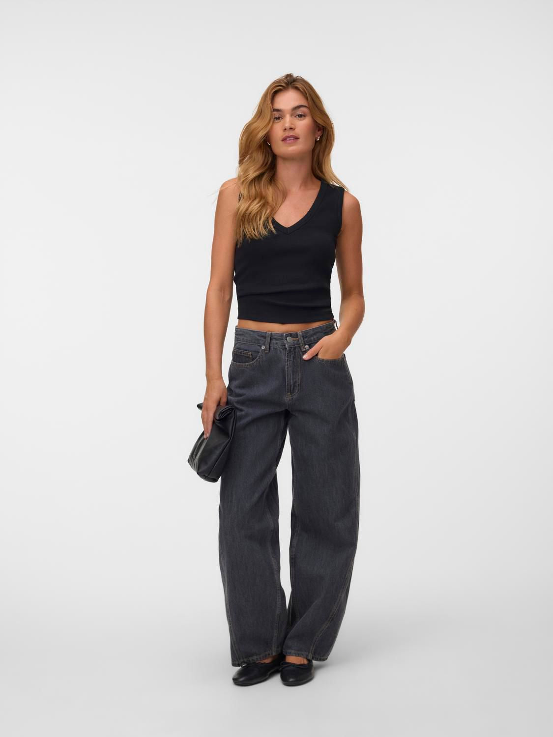 Vmzoe Mr Barrel Dnm Jeans Li223 Noos
