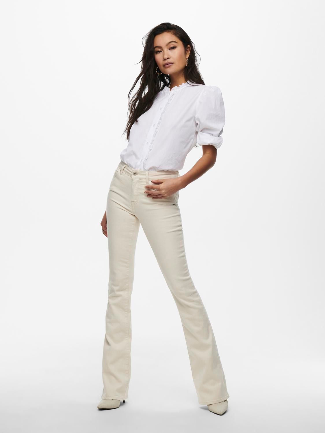 Onlblush Mid Flared Dnm Dot019 Noos