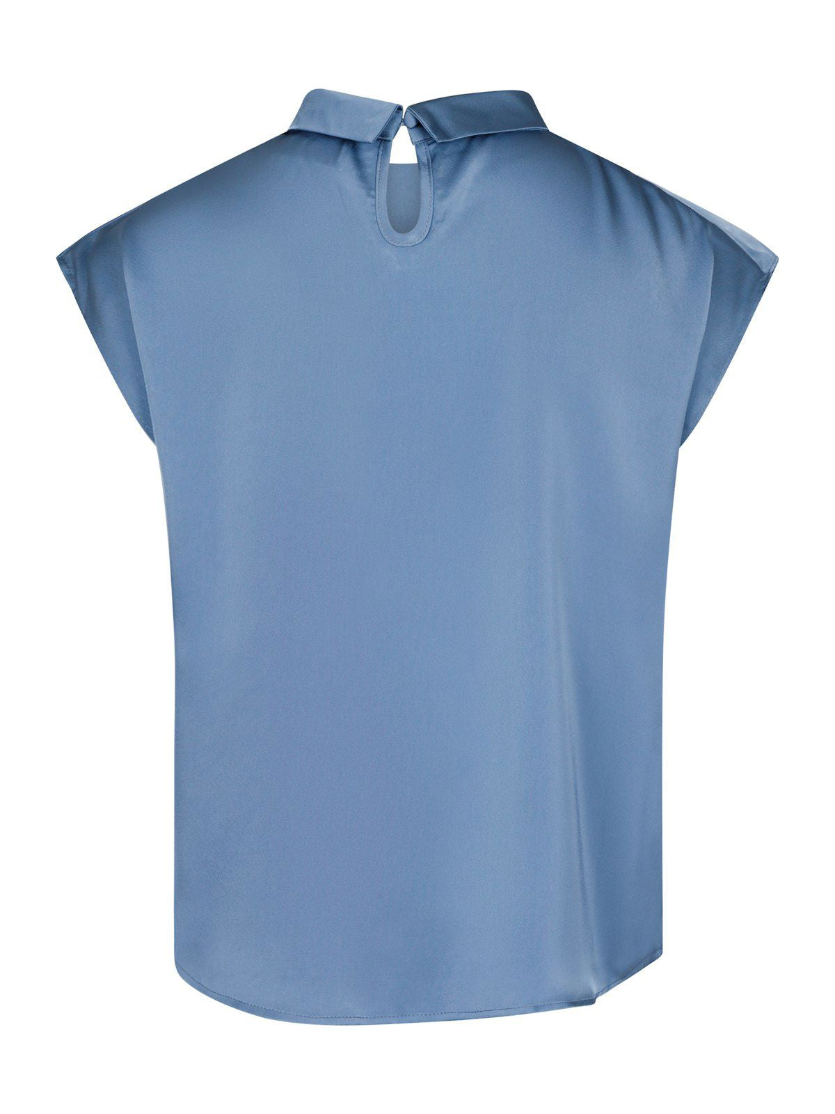 Fleur Drapy Satin Blouse